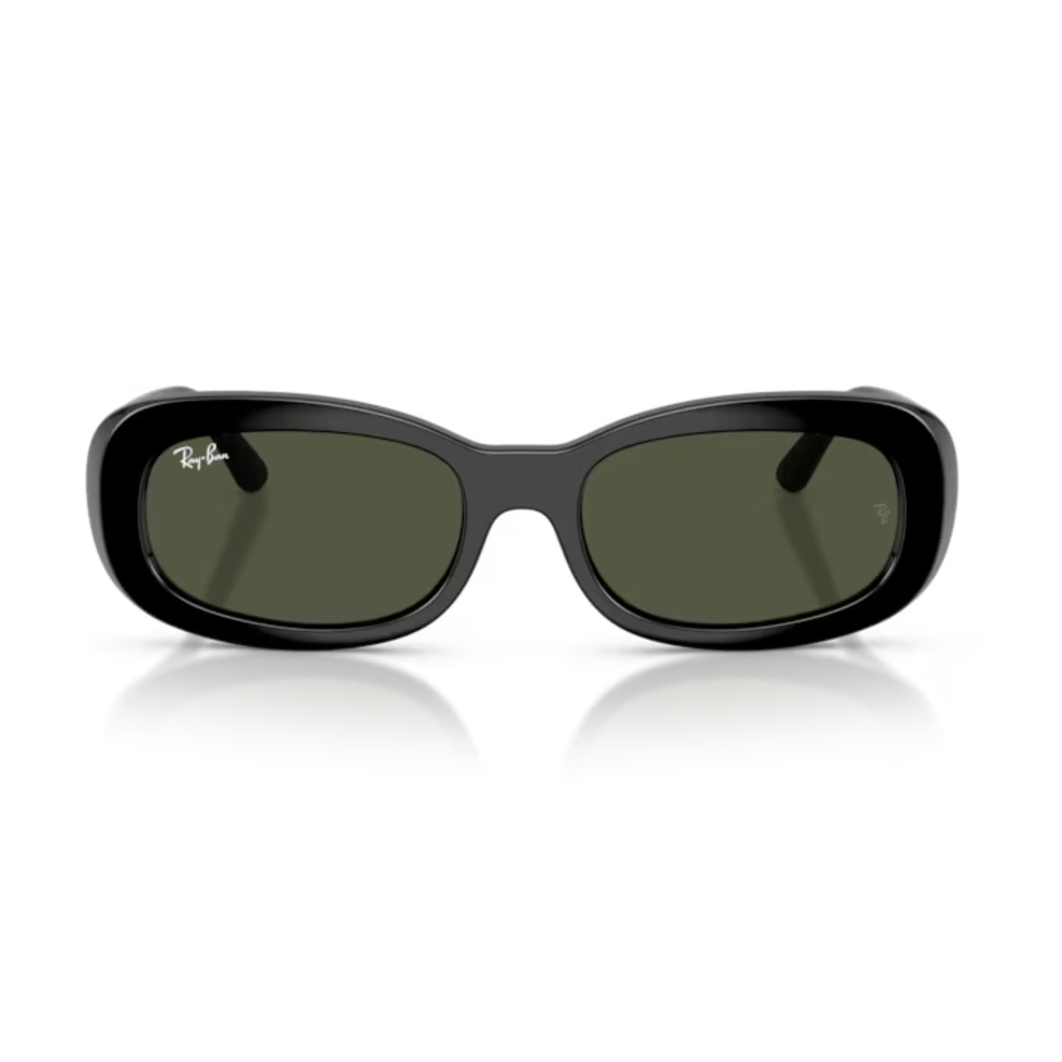 Ray-Ban RB 2221 90131 53 Kadın Oval Siyah Kemik Güneş Gözlüğü