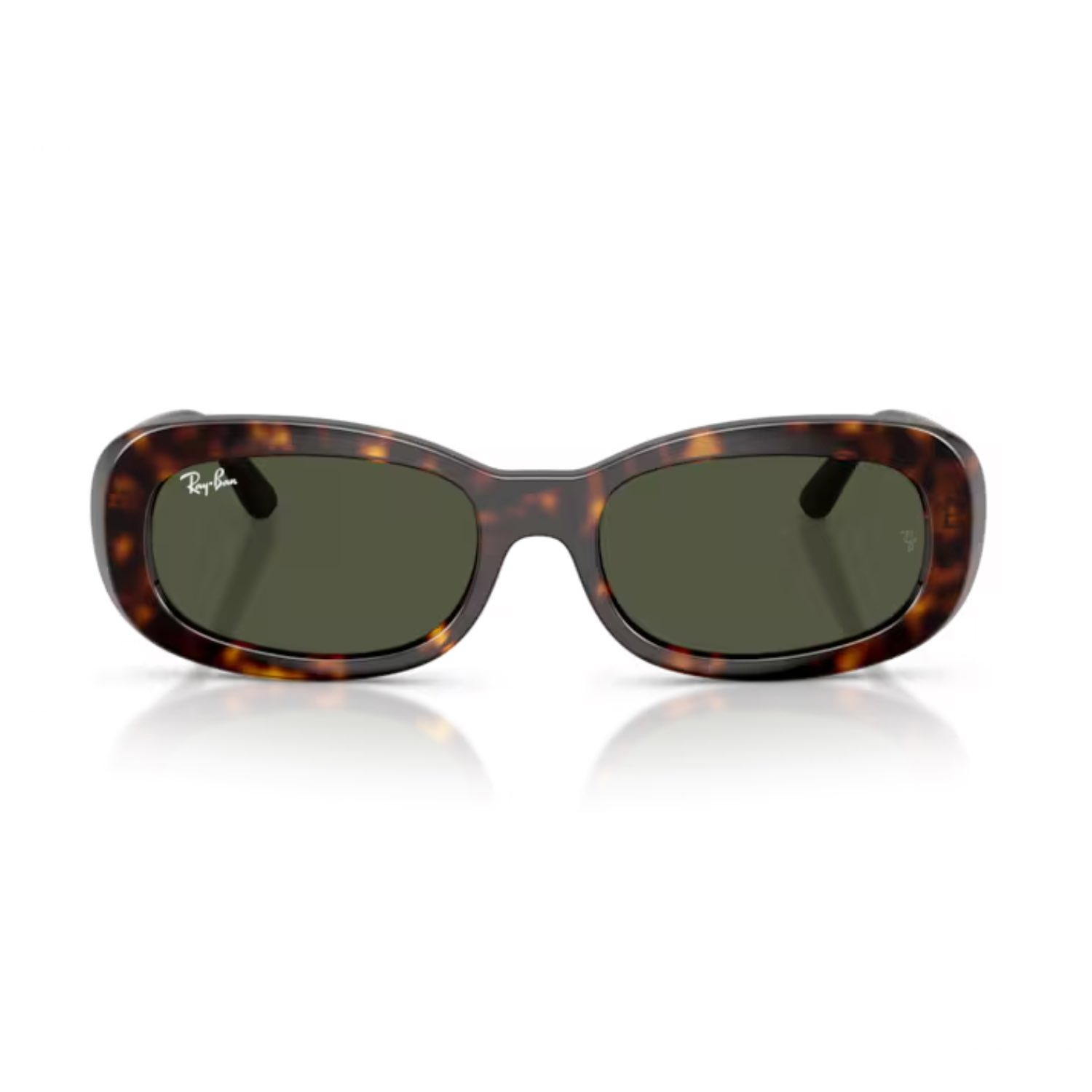 Ray-Ban RB 2221 90231 53 Kadın Oval Kırçıllı Kahverengi Kemik Güneş Gözlüğü