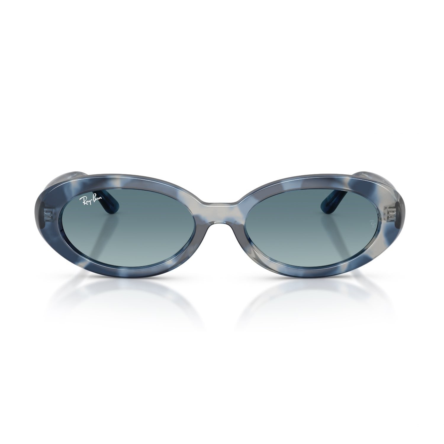 Ray-Ban RB 2223 14503M 54 Kadın Oval Kırçıllı Mavi Kemik Güneş Gözlüğü
