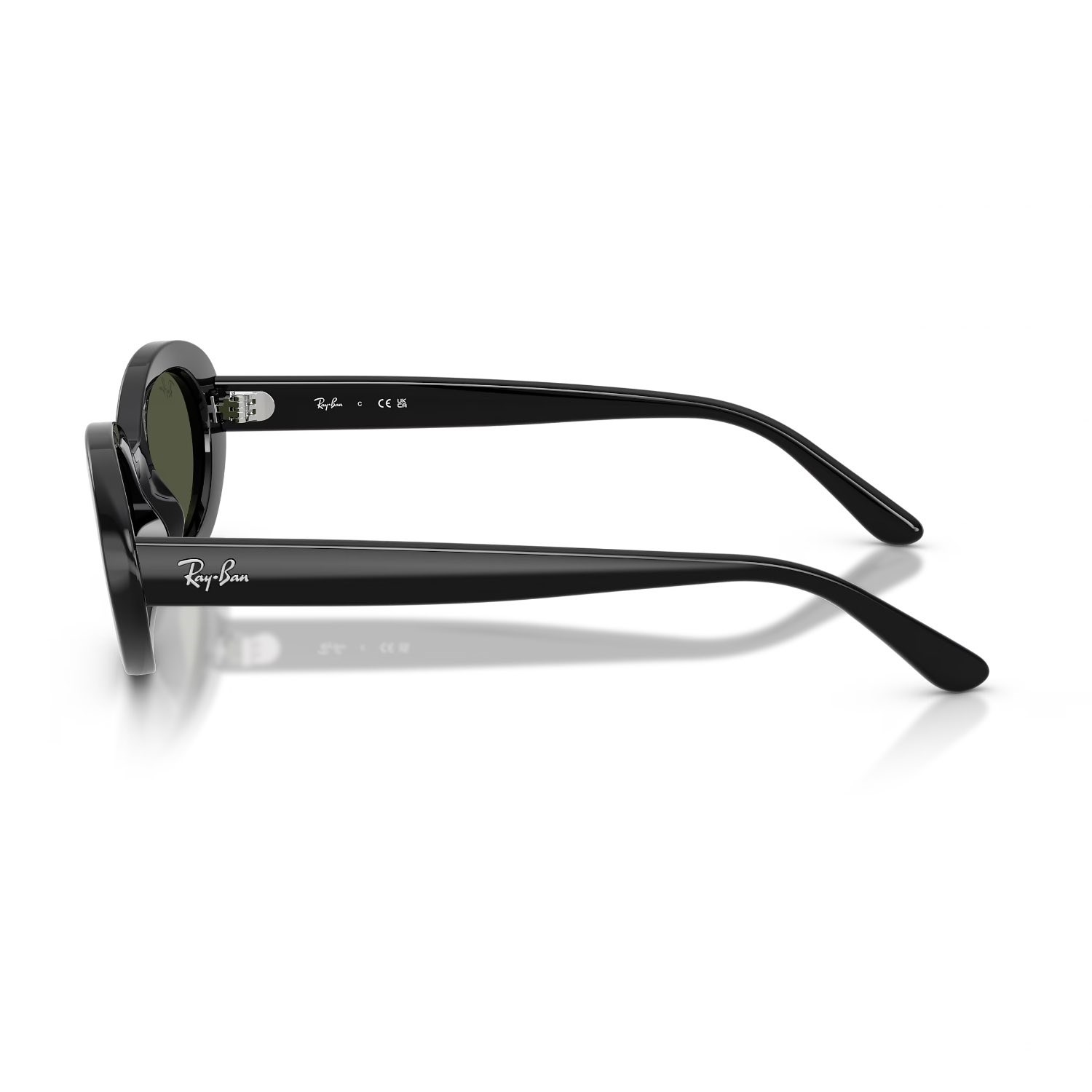 Ray-Ban RB 2223 90131 54 Kadın Oval Siyah Kemik Güneş Gözlüğü