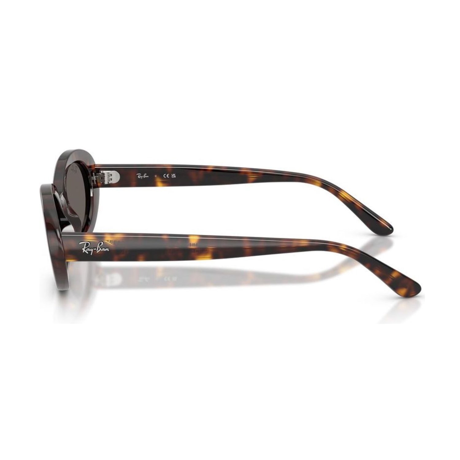 Ray-Ban RB 2223 902B1 54 Kadın Oval Kırçıllı Kahverengi Kemik Güneş Gözlüğü