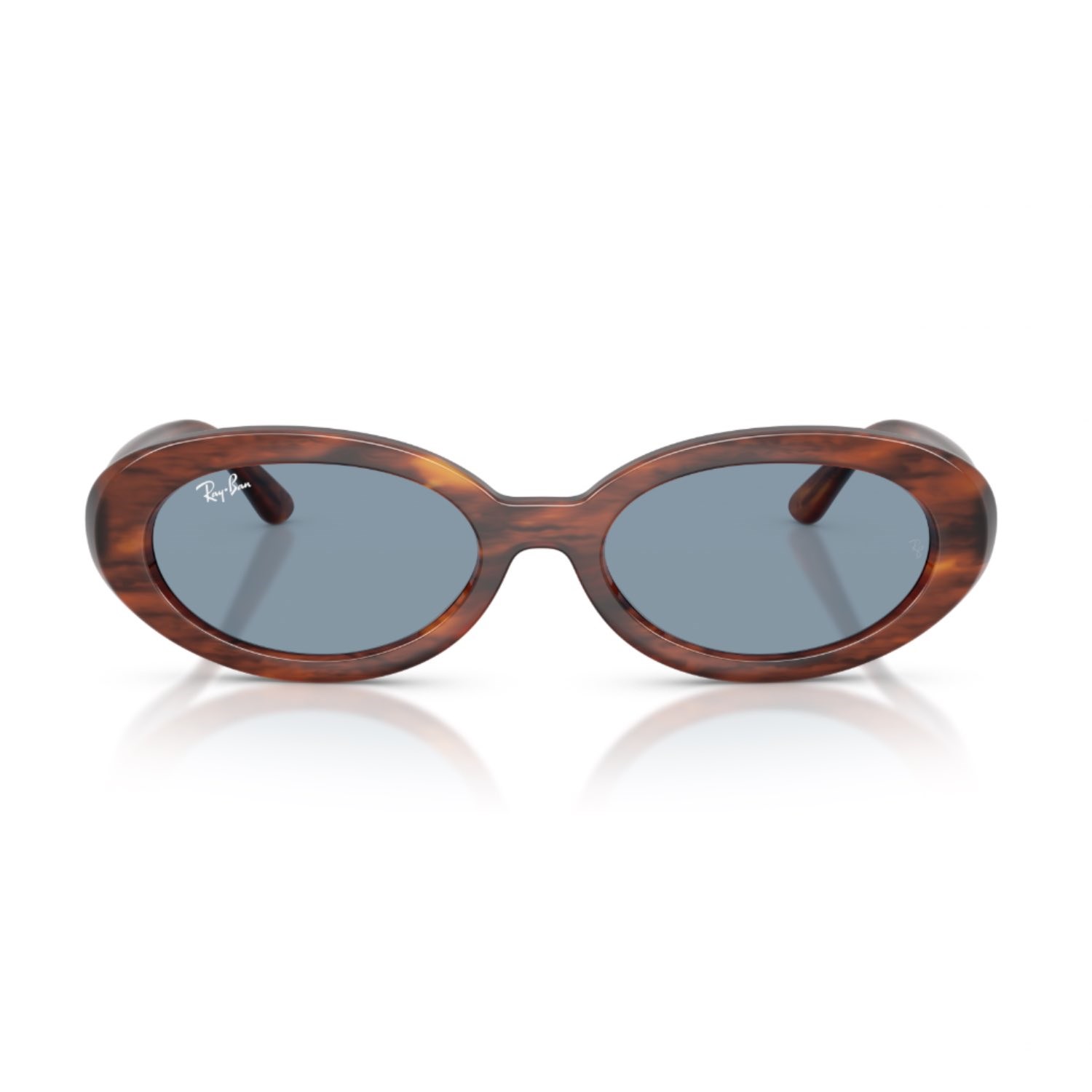 Ray-Ban RB 2223 95456 54 Kadın Oval Kırçıllı Kahverengi Kemik Güneş Gözlüğü