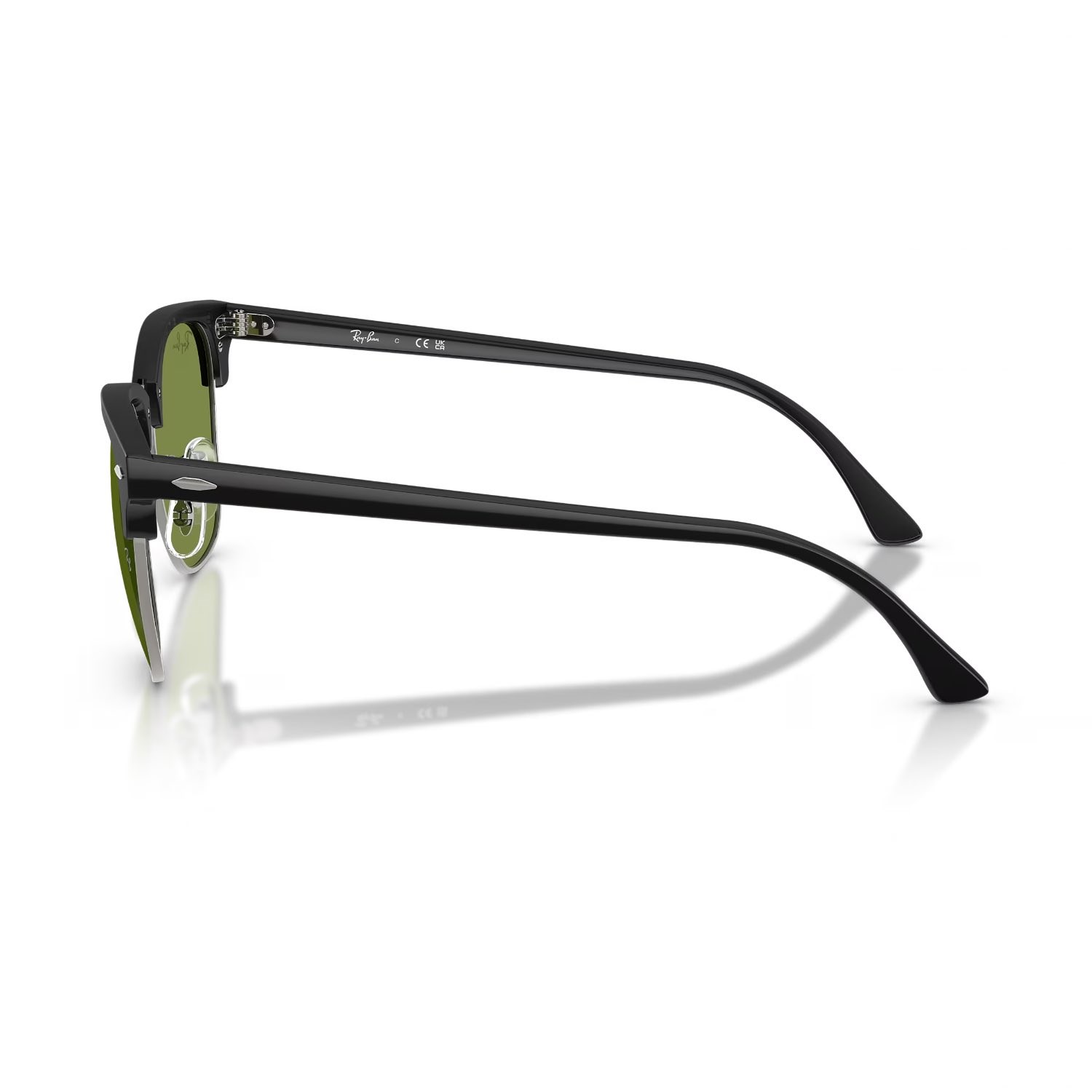 Ray-Ban RB 3016 601S4E 51 Clubmaster Unisex Kare Siyah Kemik Güneş Gözlüğü