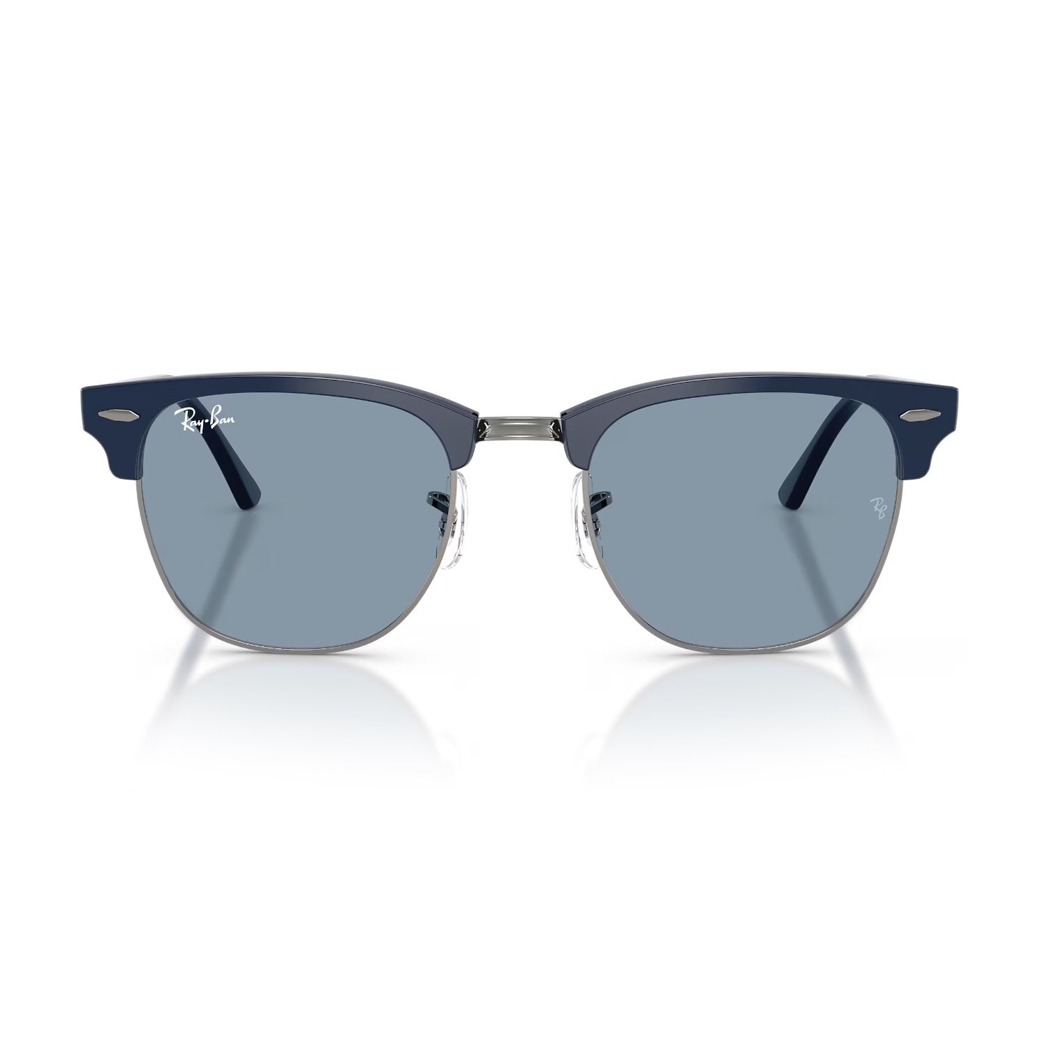 Ray-Ban RB 3016 687956 51 Clubmaster Unisex Kare Mavi Kemik Güneş Gözlüğü