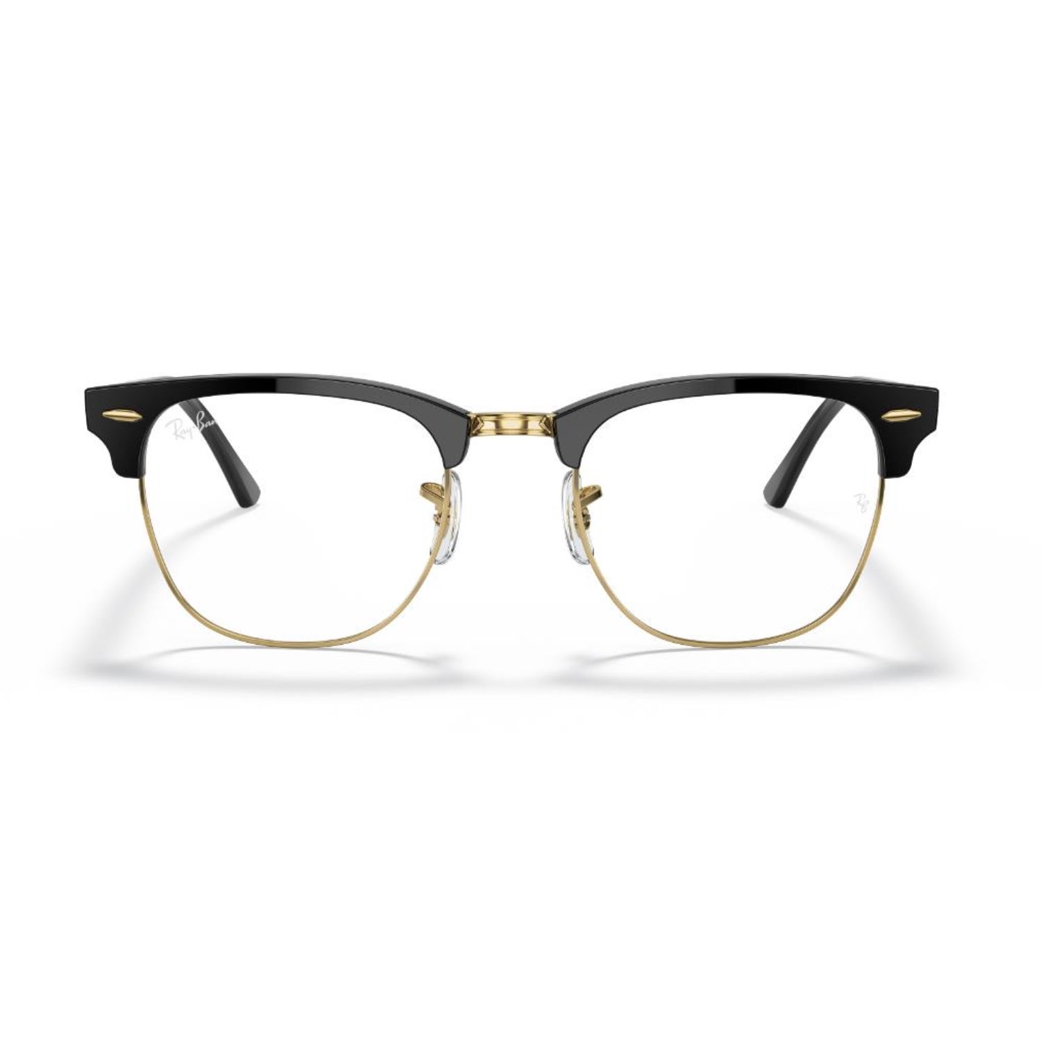 Ray-Ban RB 3016 901BF 49 Clubmaster Unisex Kare Siyah Kemik Güneş Gözlüğü