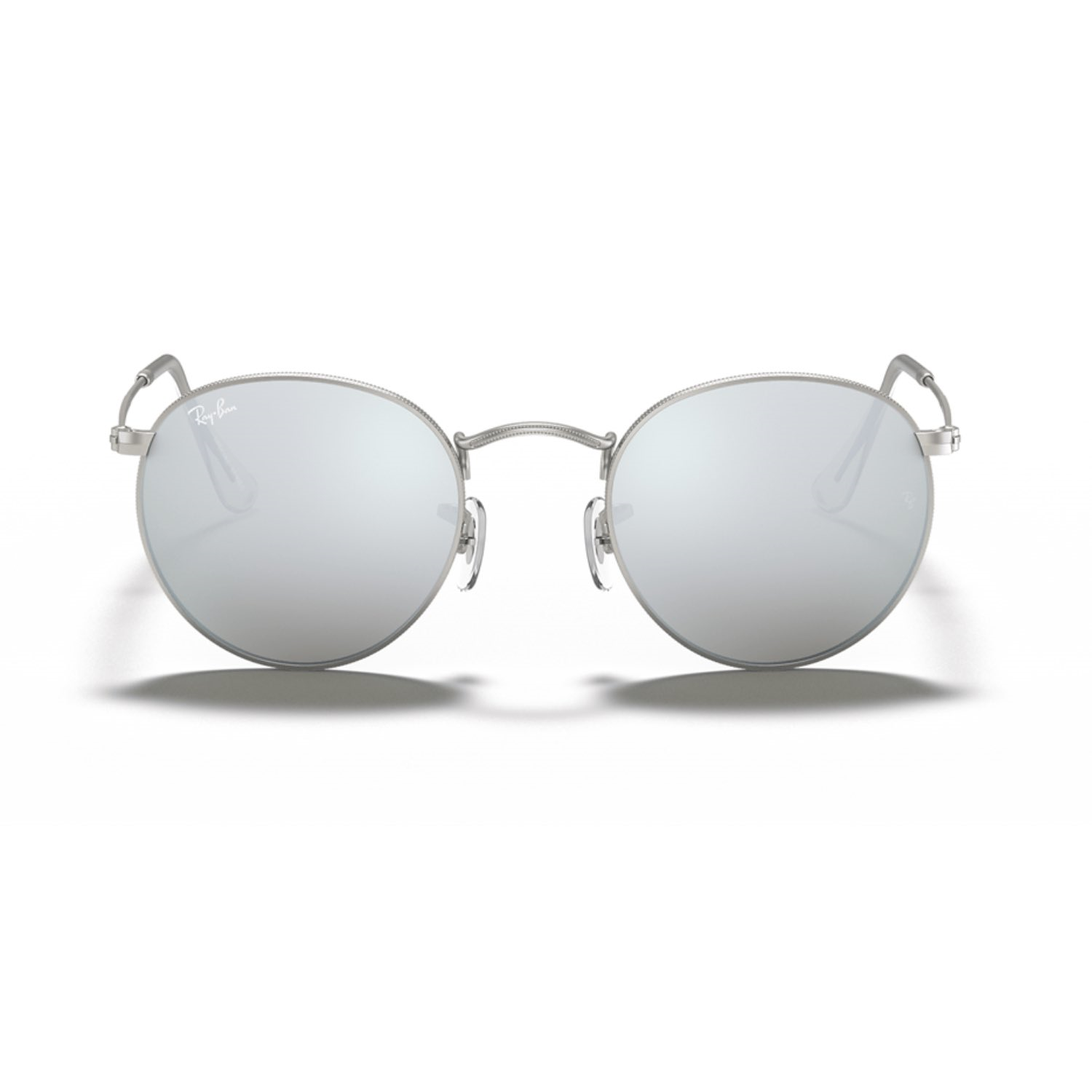 Ray-Ban RB 3447 01930 50 Unisex Yuvarlak Aynalı Gümüş Metal Güneş Gözlüğü