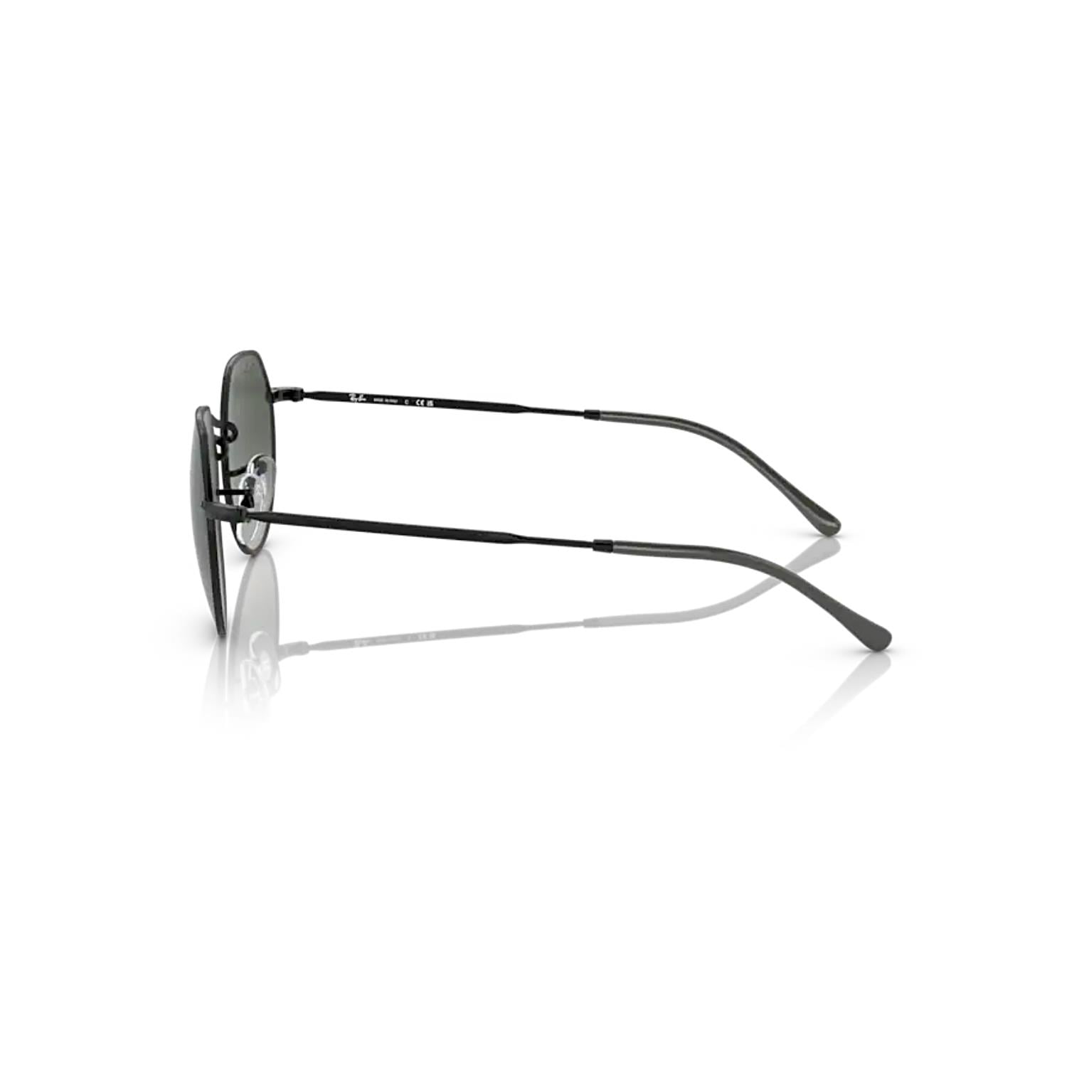Ray-Ban RB 3565 00271 53 Jack Unisex Siyah Metal Güneş Gözlüğü