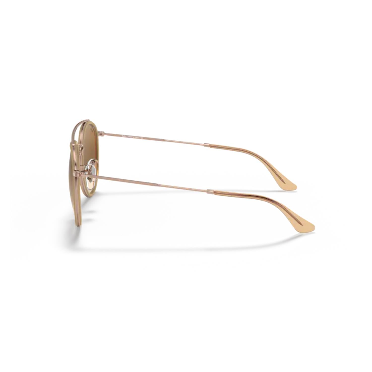 Ray-Ban RB 3647N 907051 51 Unisex Yuvarlak Bakır Metal Güneş Gözlüğü