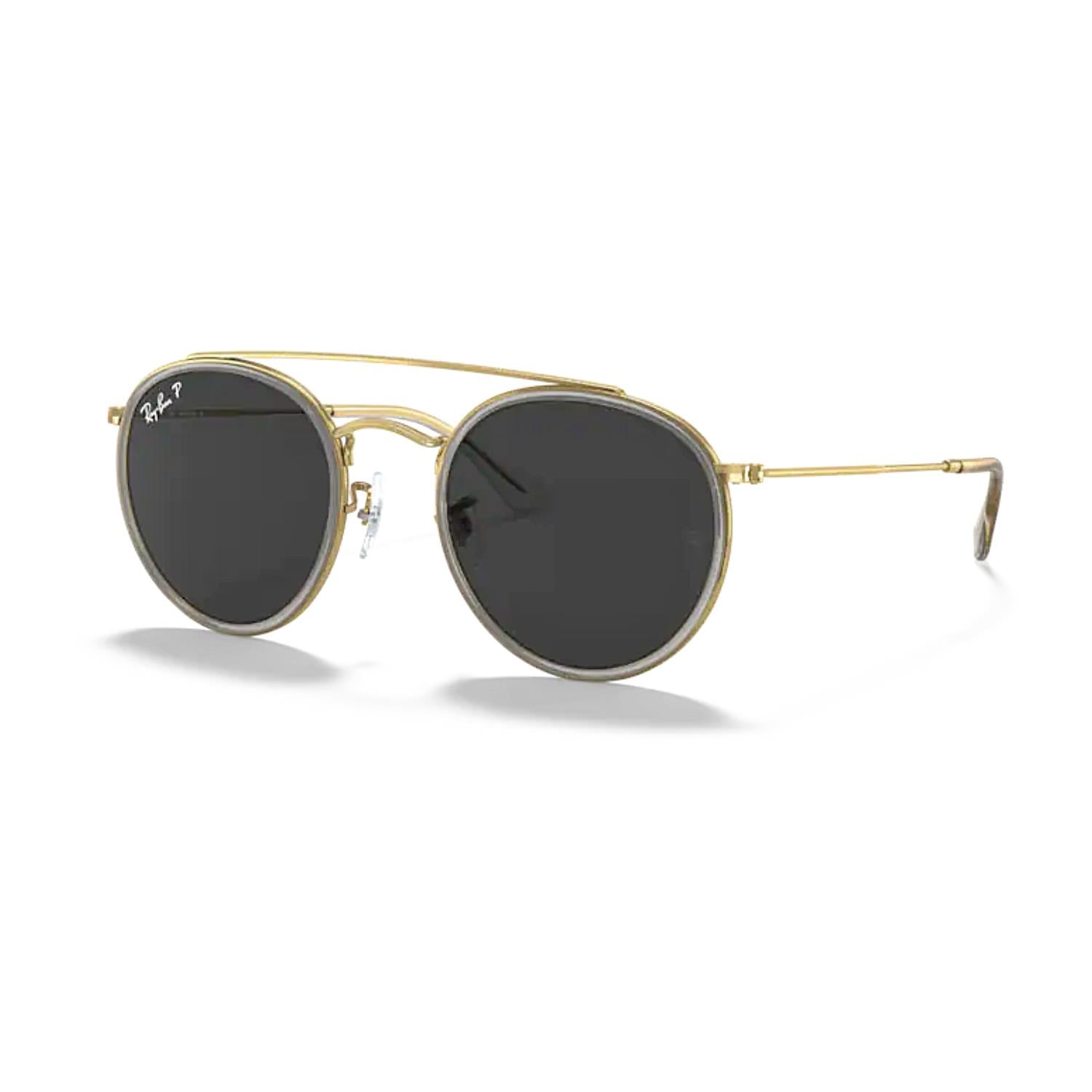 Ray-Ban RB 3647N 921048 51 Unisex Polarize Altın Yuvarlak Metal Güneş Gözlüğü