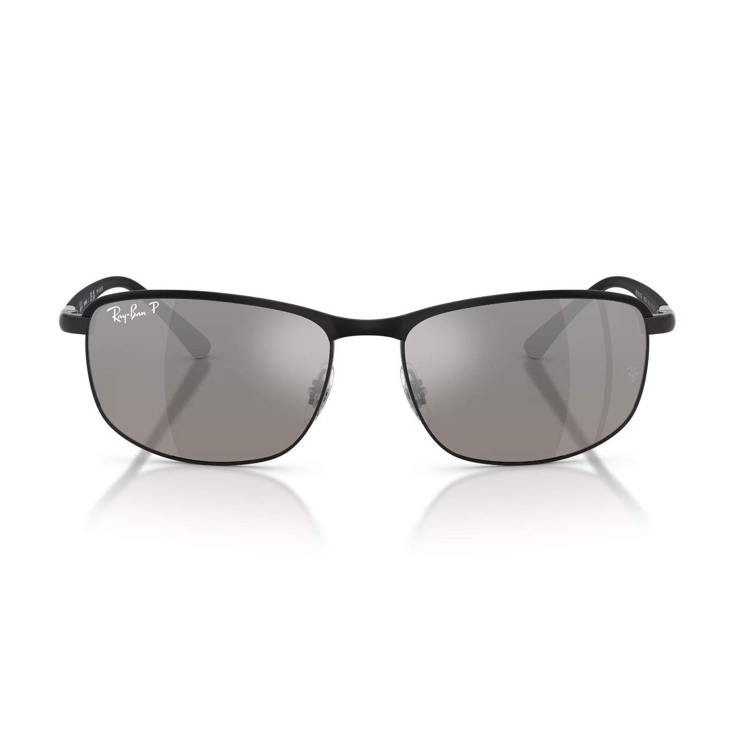 Ray-Ban RB 3671CH 1865J 60 Chromance Unisex Polarize Yastık Degrade Aynalı Siyah Metal Güneş Gözlüğü