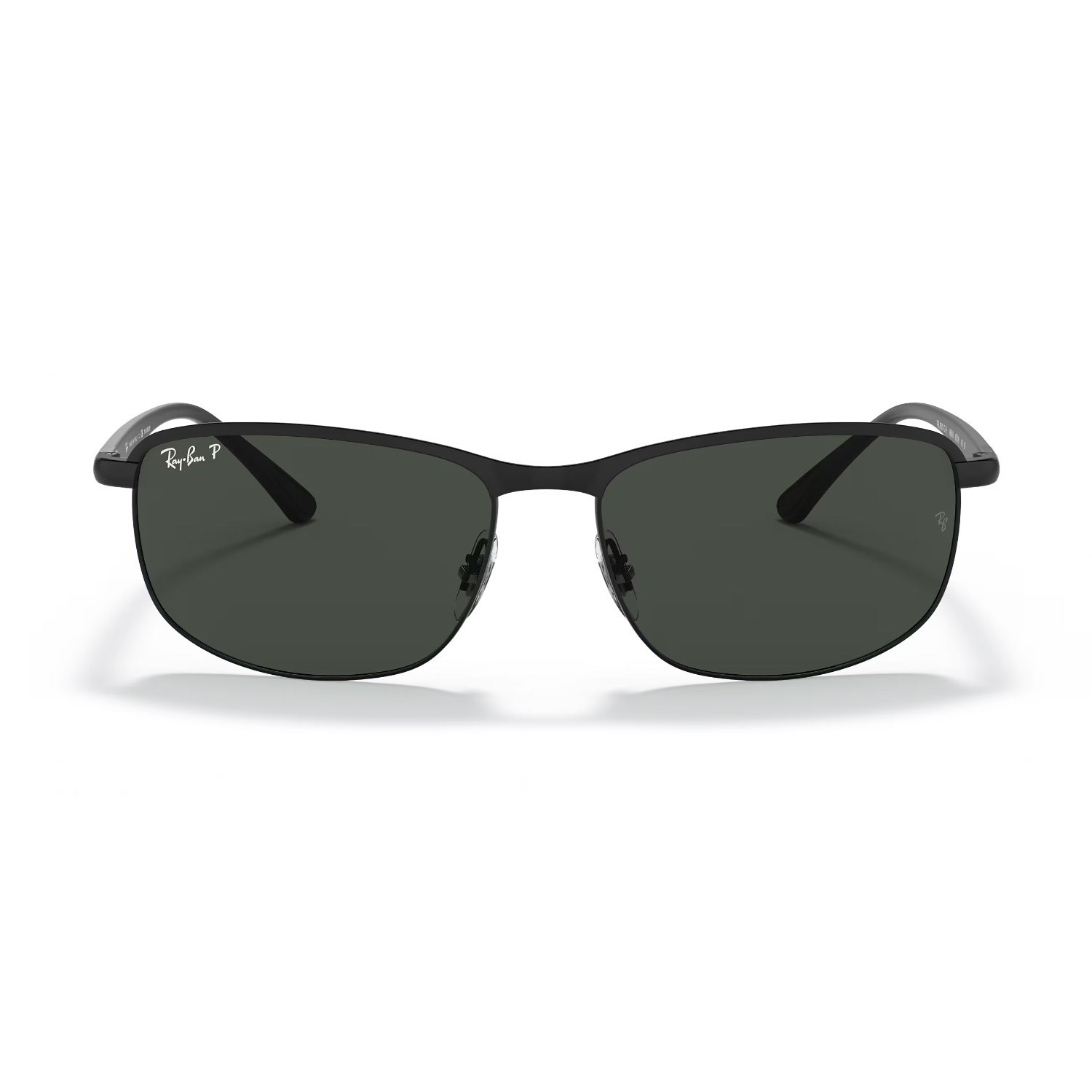 Ray-Ban RB 3671CH 186K8 60 Unisex Polarize Yastık Siyah Metal Güneş Gözlüğü