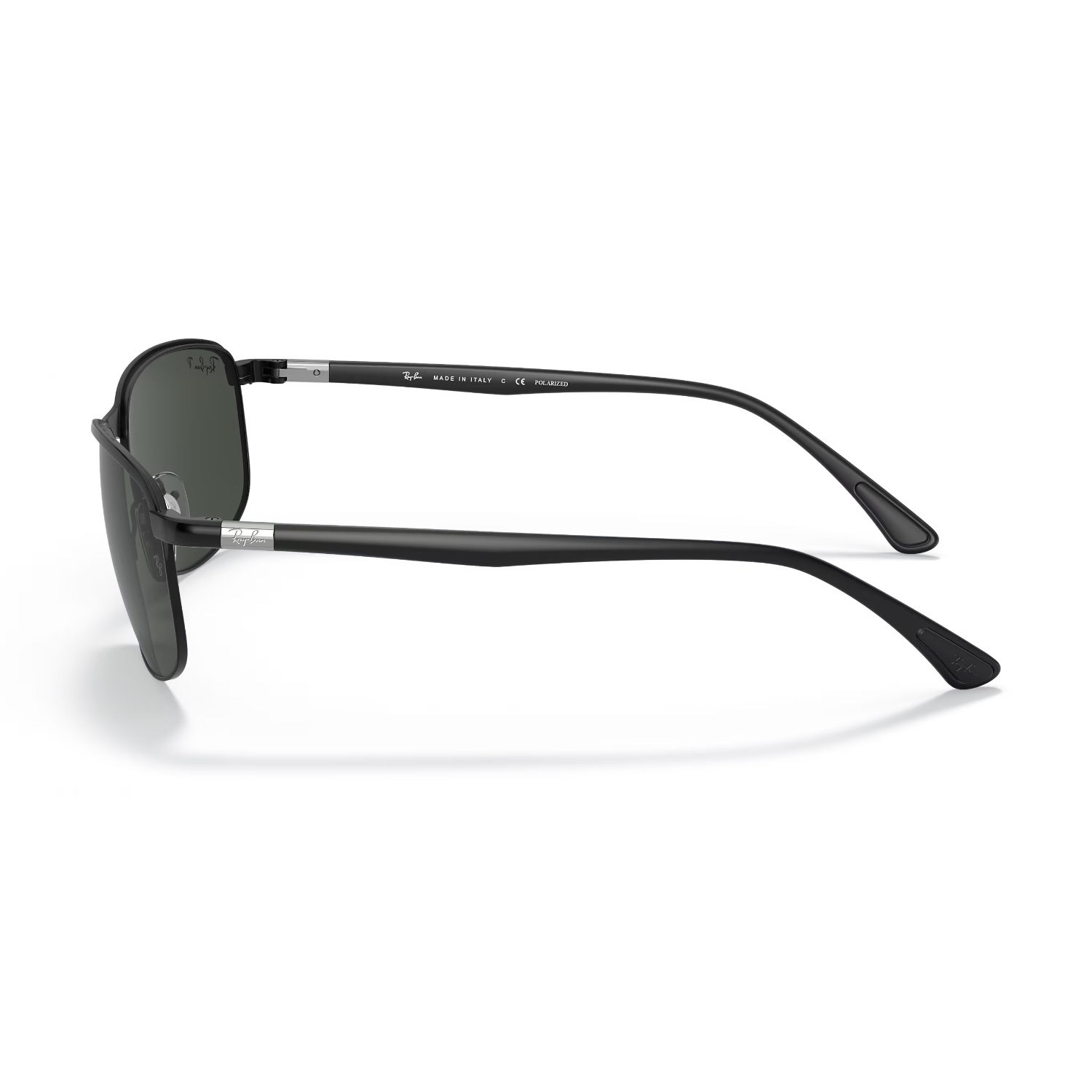 Ray-Ban RB 3671CH 186K8 60 Unisex Polarize Yastık Siyah Metal Güneş Gözlüğü