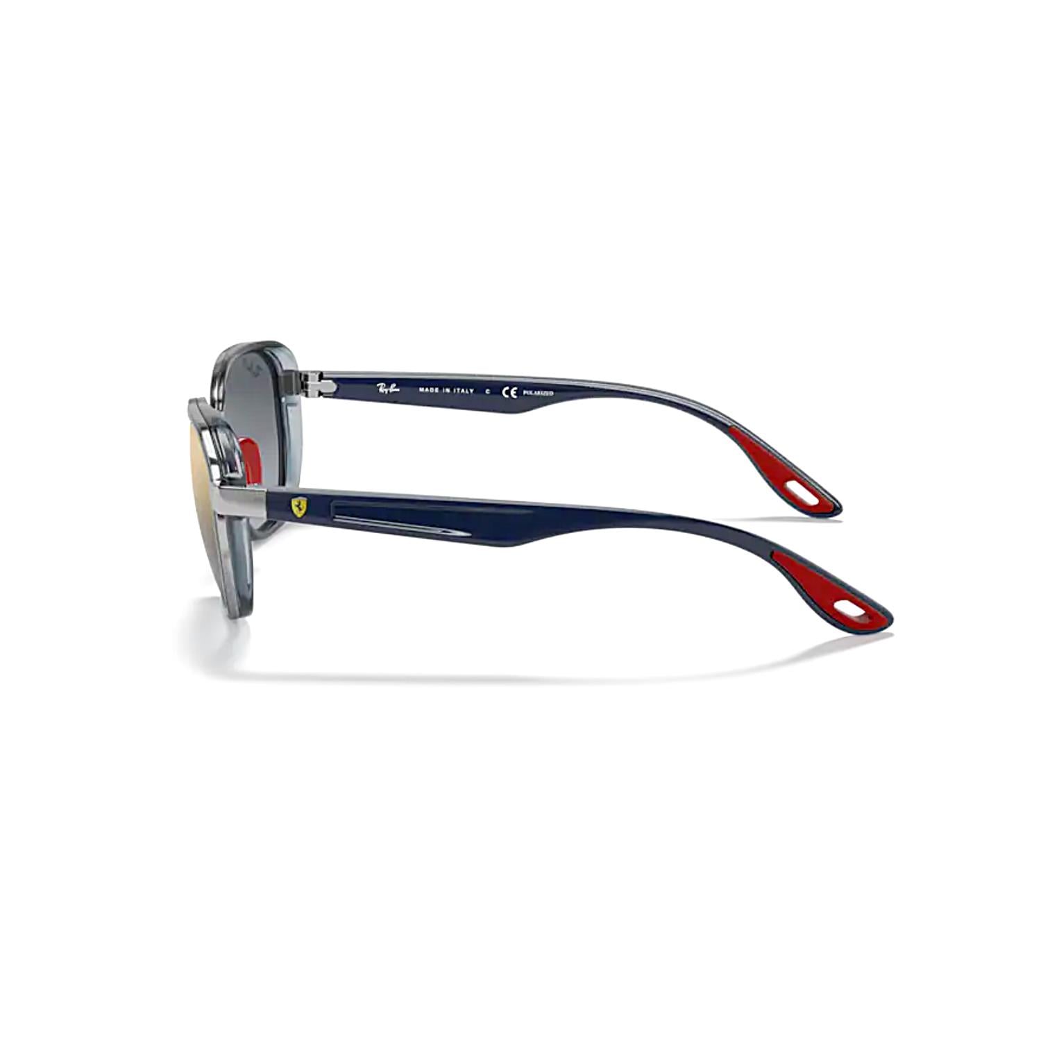 Ray-Ban RB 3674M F001JO 51 Scuderia Ferrari Polarize Unisex Geometrik Bronz Metal Güneş Gözlüğü