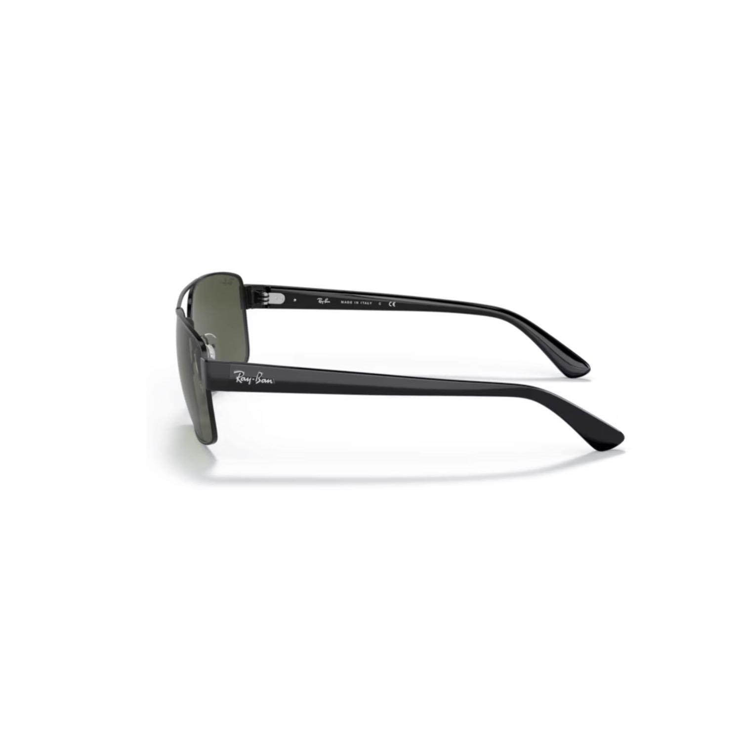 Ray-Ban RB 3687 00231 61 Erkek Oval Füme Metal Güneş Gözlüğü