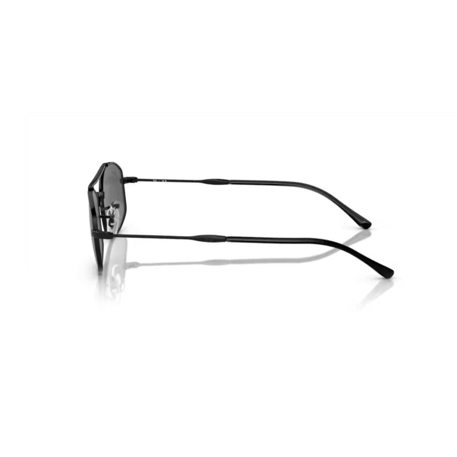 Ray-Ban RB 3719 002B1 51 Unisex Oval Siyah Metal Güneş Gözlüğü