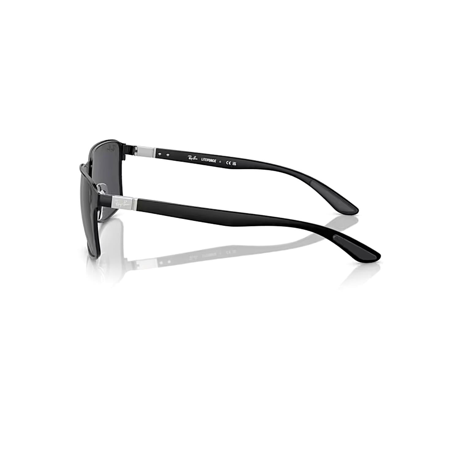 Ray-Ban RB 3721 18687 59 Unisex Kare Siyah Metal Güneş Gözlüğü