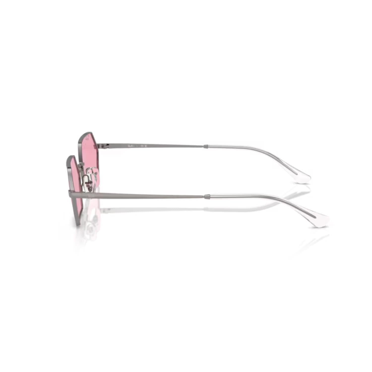 Ray-Ban RB 3728 00484 55 Unisex Geometrik Gun Metal Güneş Gözlüğü