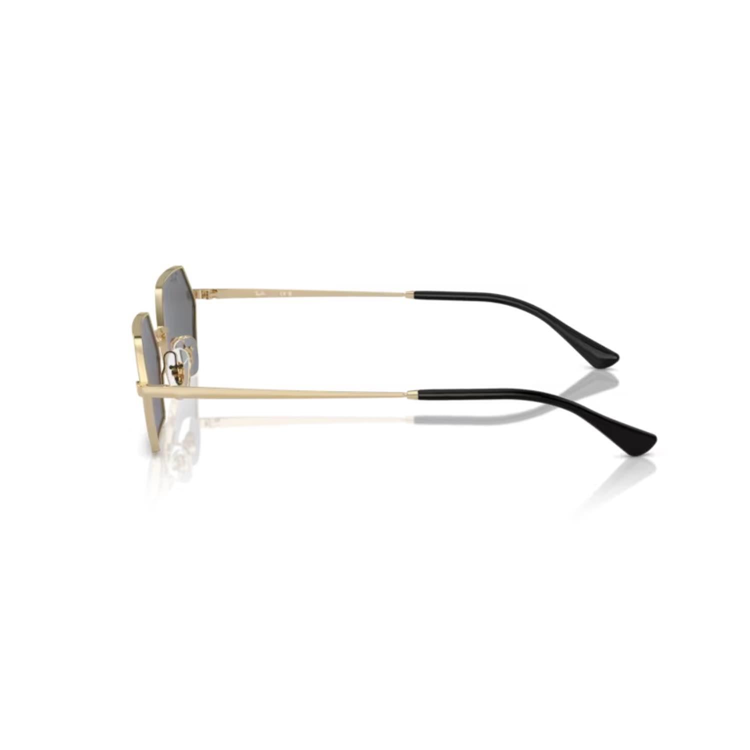 Ray-Ban RB 3728 92136V 55 Unisex Geometrik Gold Metal Güneş Gözlüğü