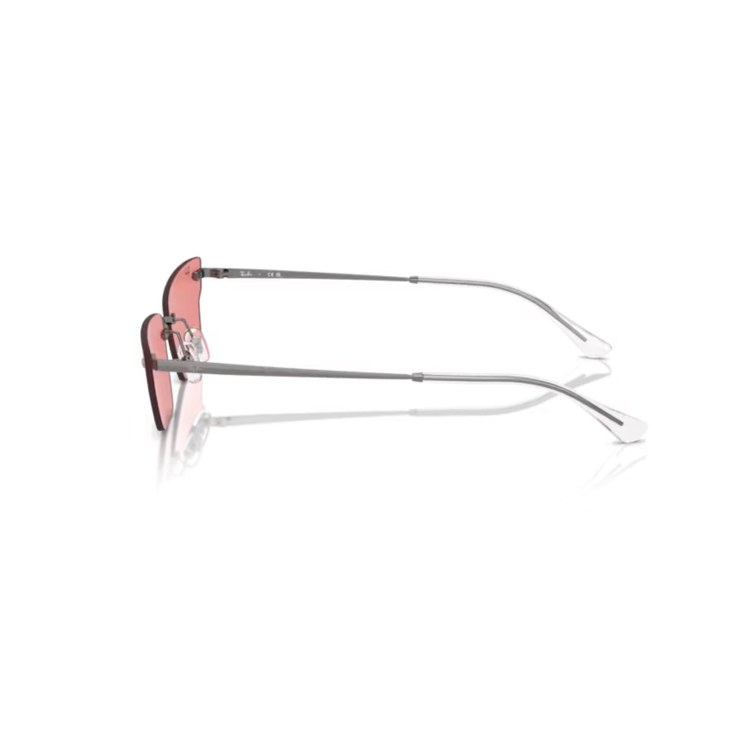 Ray-Ban RB 3731 00484 63 Unisex Geometrik Çerçevesiz Güneş Gözlüğü