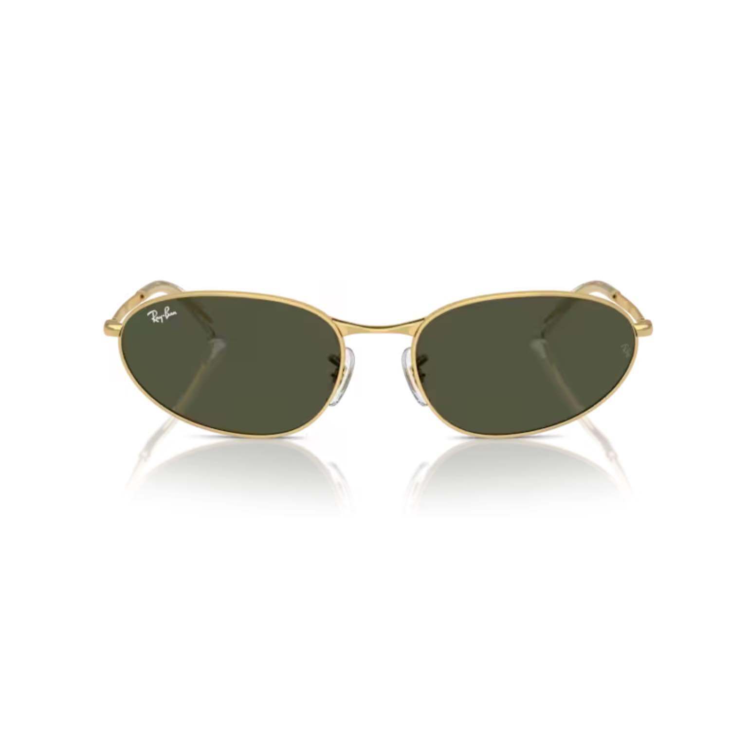 Ray-Ban RB 3734 00131 56 Unisex Geometrik Gold Metal Güneş Gözlüğü