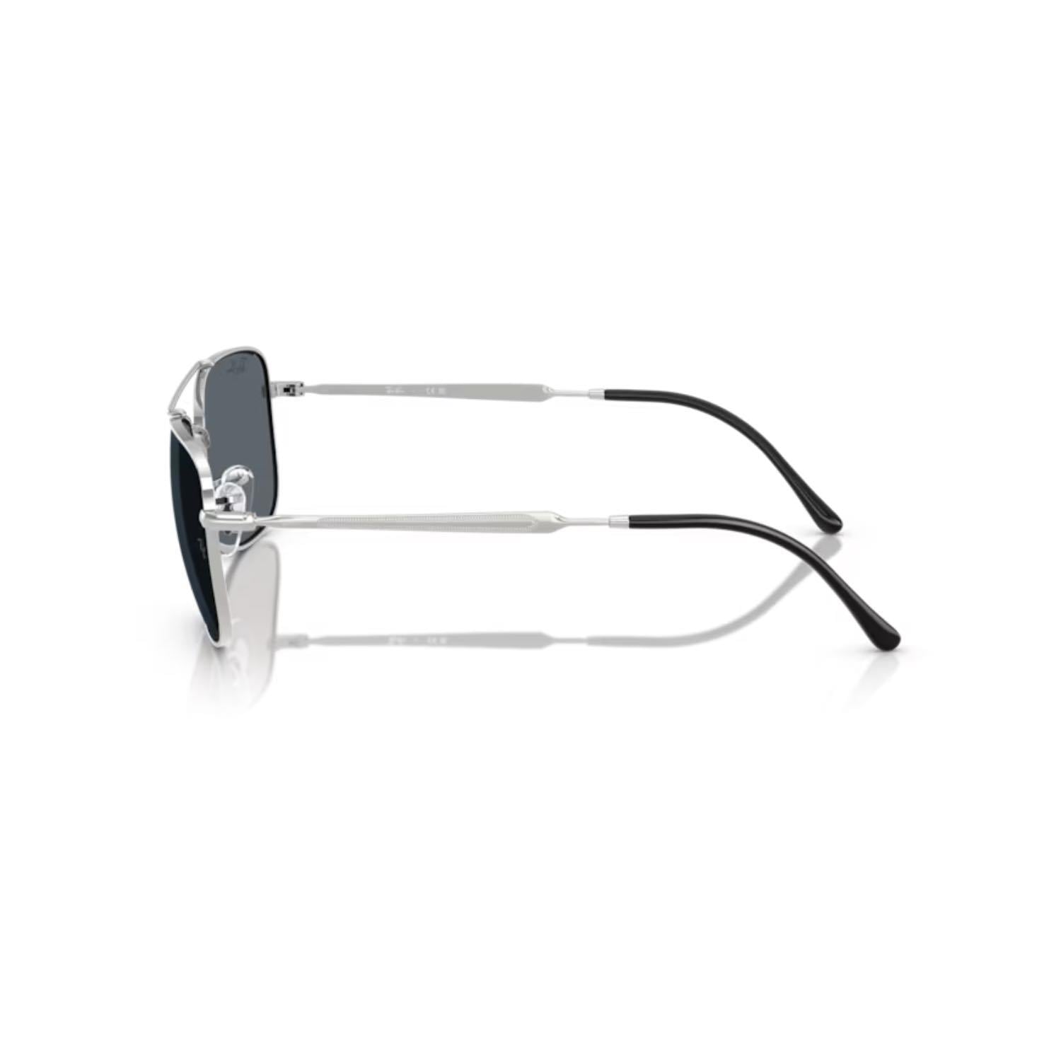 Ray-Ban RB 3755 003 R5 59 Unisex Pilot Gri Metal Güneş Gözlüğü