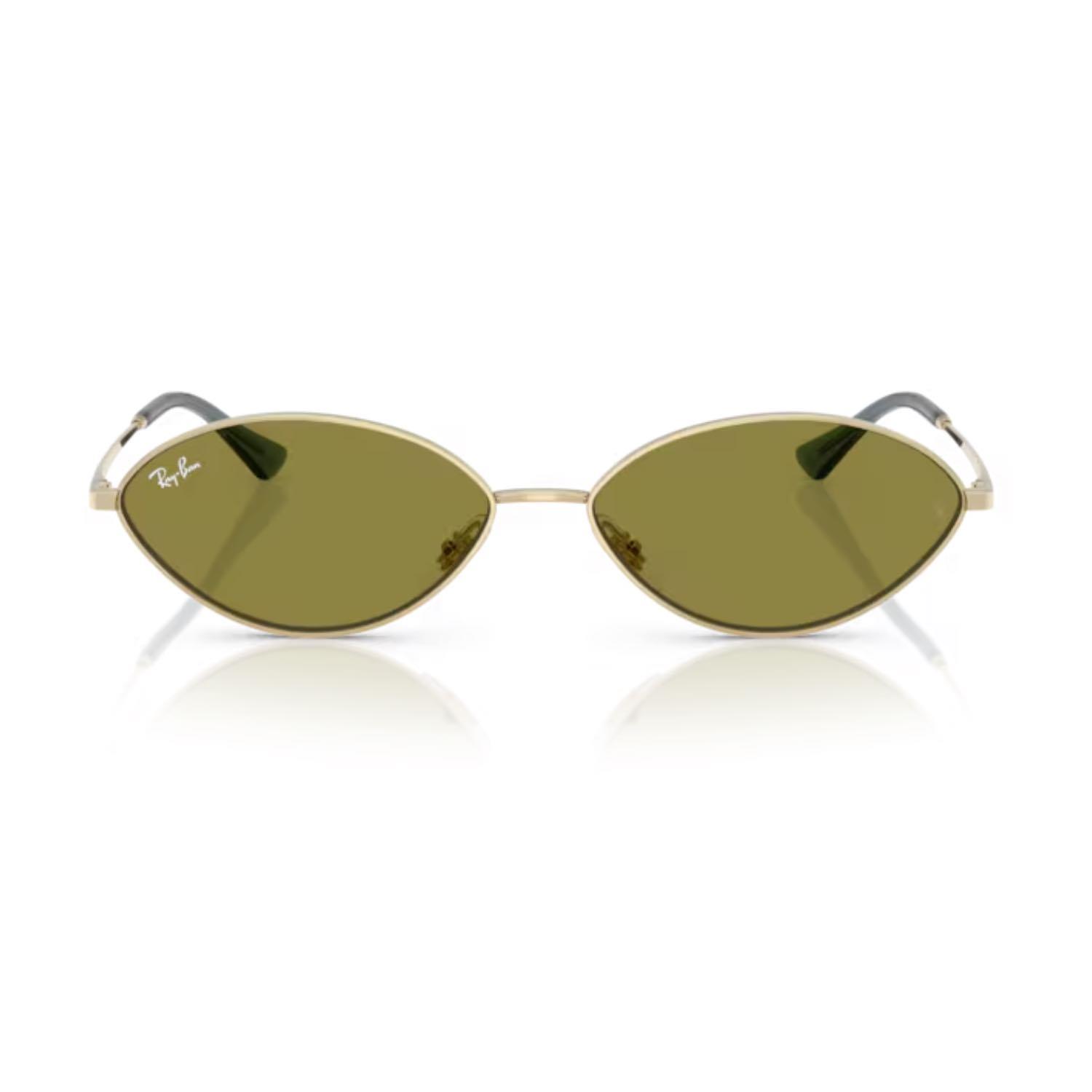 Ray Ban RB 3757 92132 56 Kai Unisex Oval Gold Metal Güneş Gözlüğü