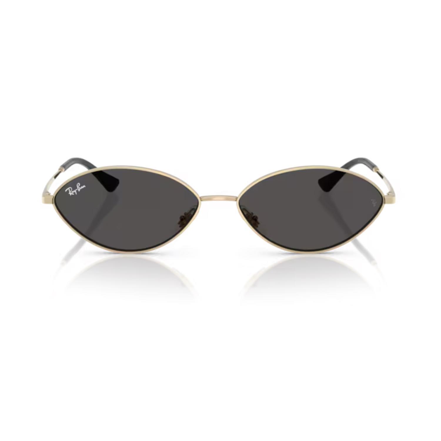 Ray-Ban RB 3757 921387 56 Kai Unisex Oval Gold Metal Güneş Gözlüğü