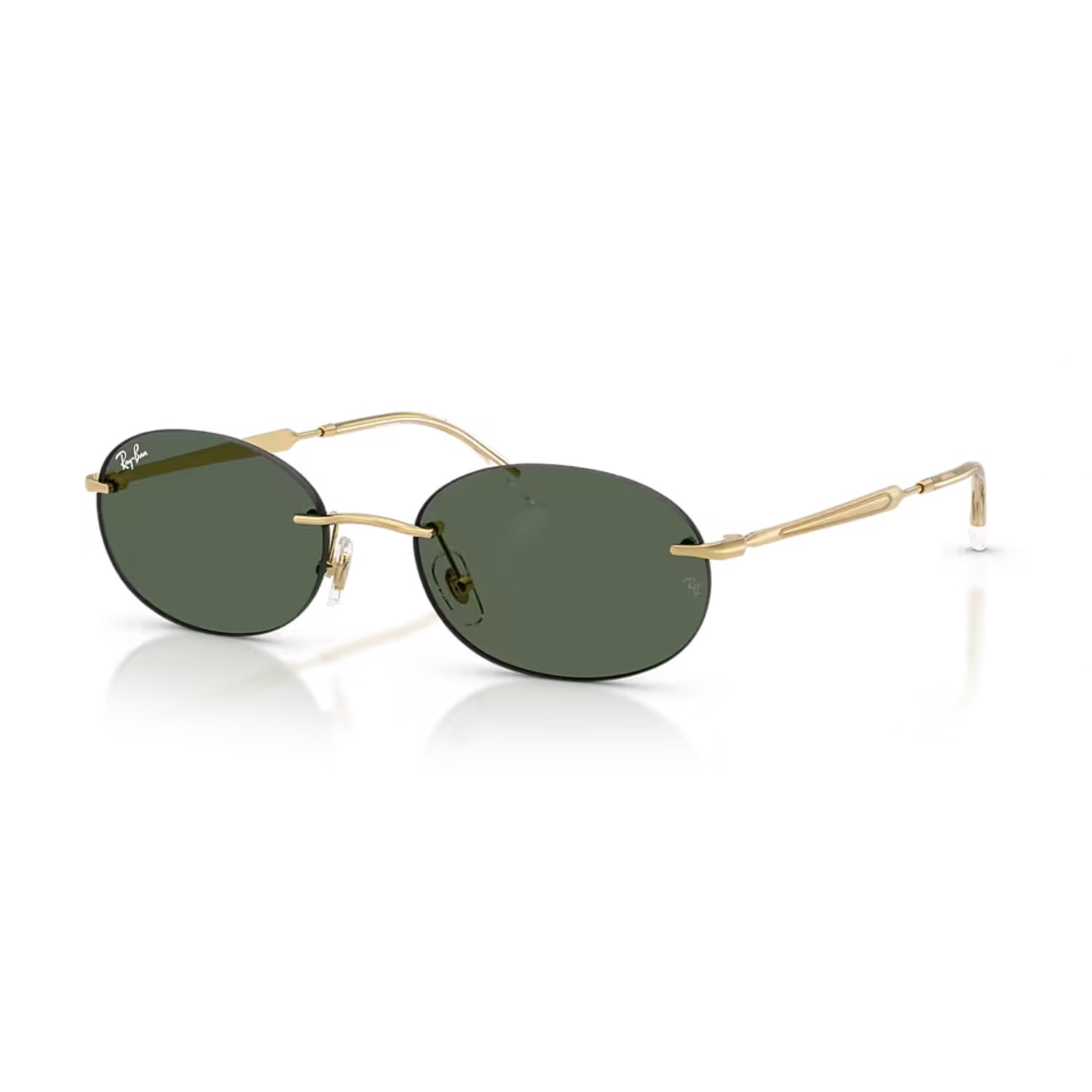 Ray-Ban RB 3767 00171 54 Unisex Oval Gold Metal Güneş Gözlüğü
