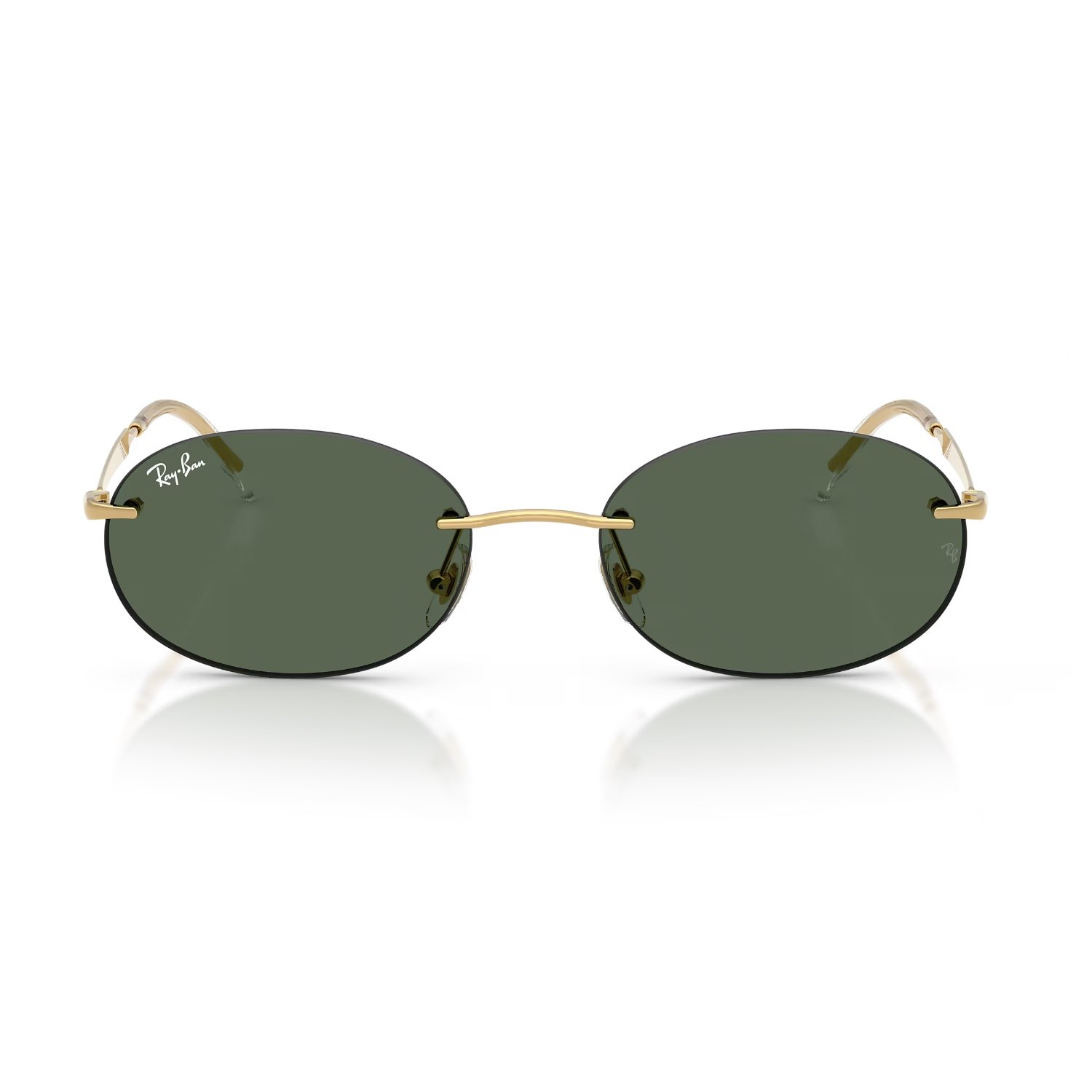 Ray-Ban RB 3767 00171 54 Unisex Oval Gold Metal Güneş Gözlüğü