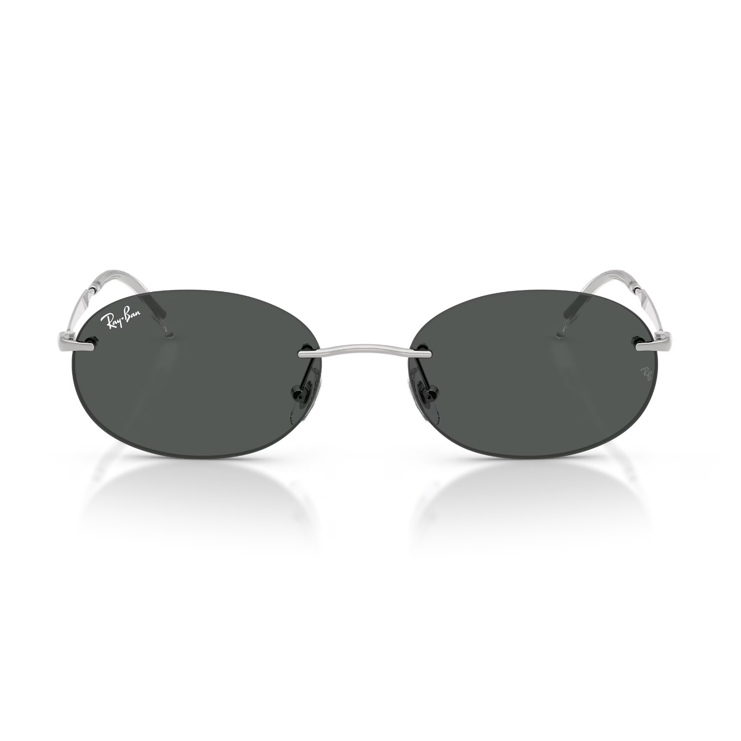 Ray-Ban RB 3767 00387 54 Unisex Oval Gümüş Metal Güneş Gözlüğü