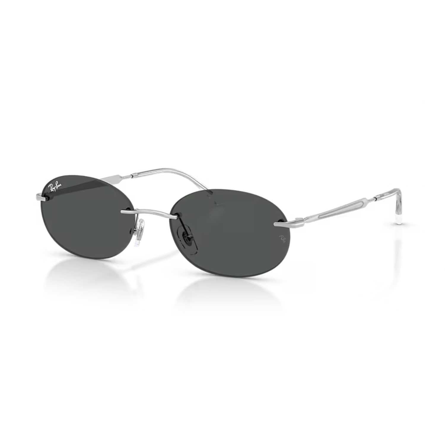 Ray-Ban RB 3767 00387 54 Unisex Oval Gümüş Metal Güneş Gözlüğü