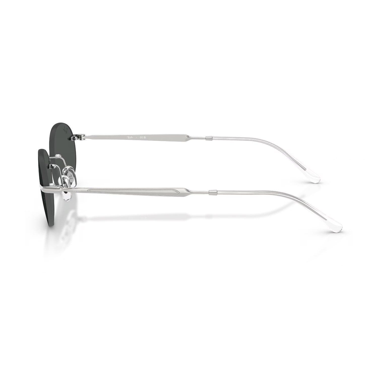 Ray-Ban RB 3767 00387 54 Unisex Oval Gümüş Metal Güneş Gözlüğü