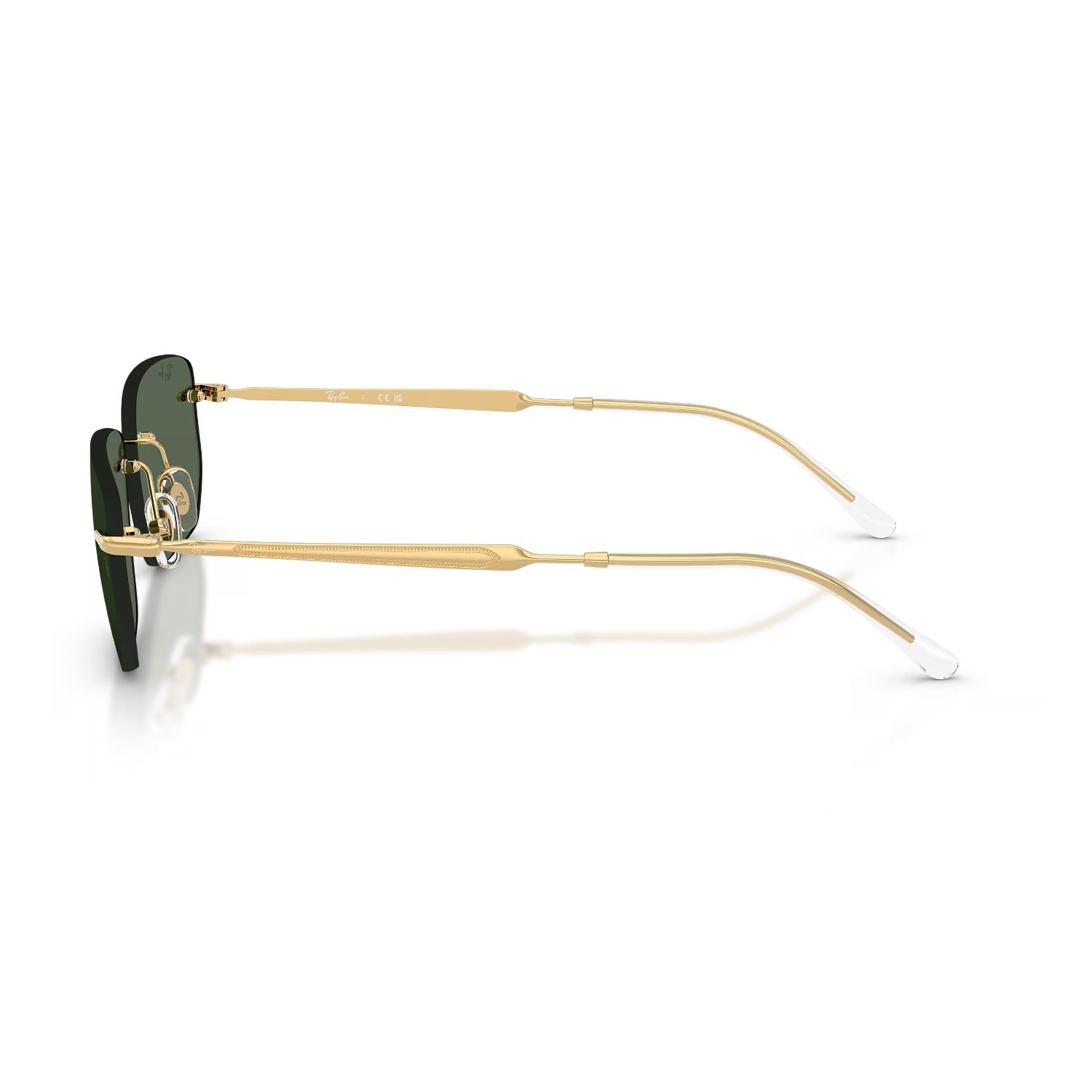 Ray-Ban RB 3768 00171 56 Unisex Geometrik Gold Metal Güneş Gözlüğü