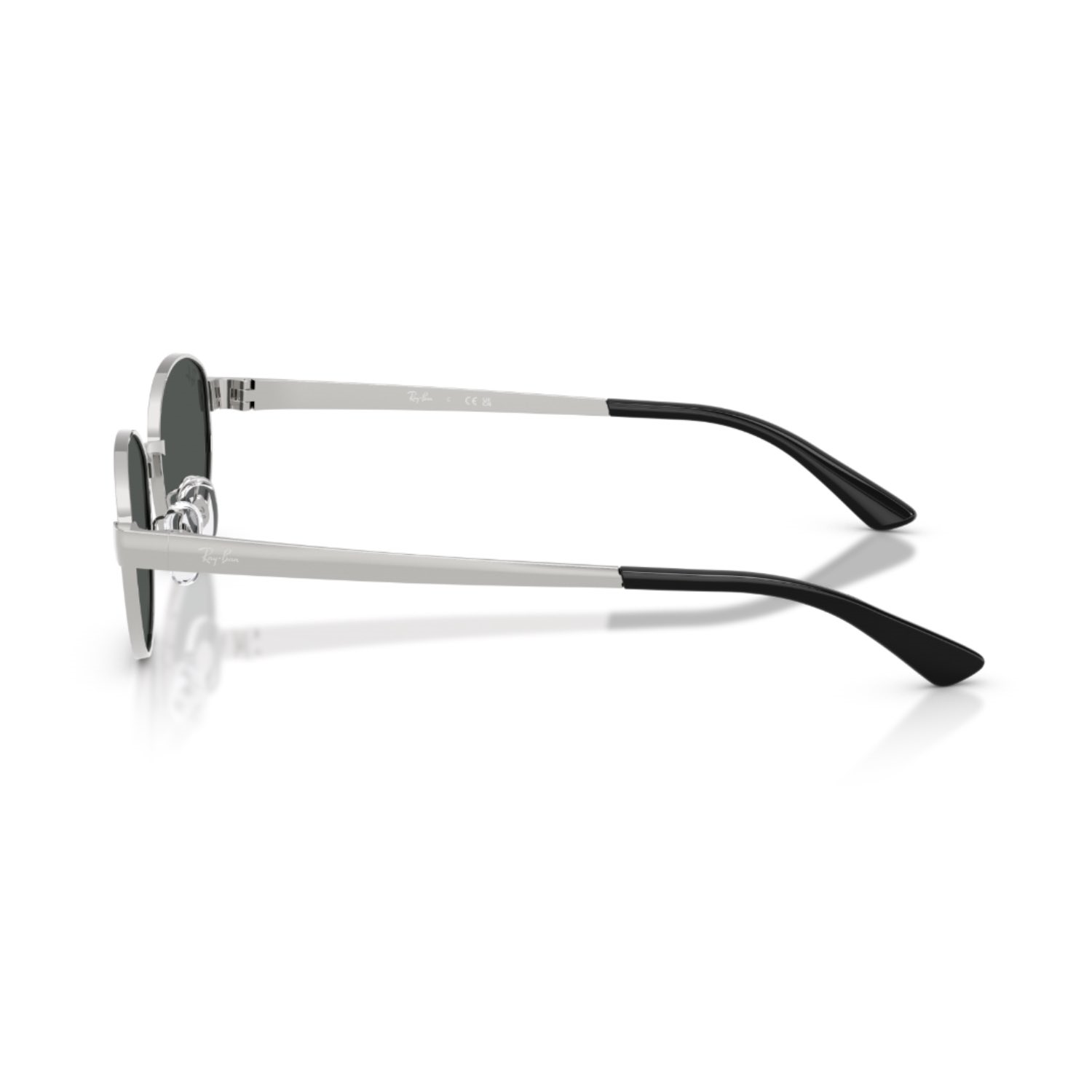 Ray-Ban RB 3774D 00387 55 Unisex Oval Gümüş Metal Güneş Gözlüğü