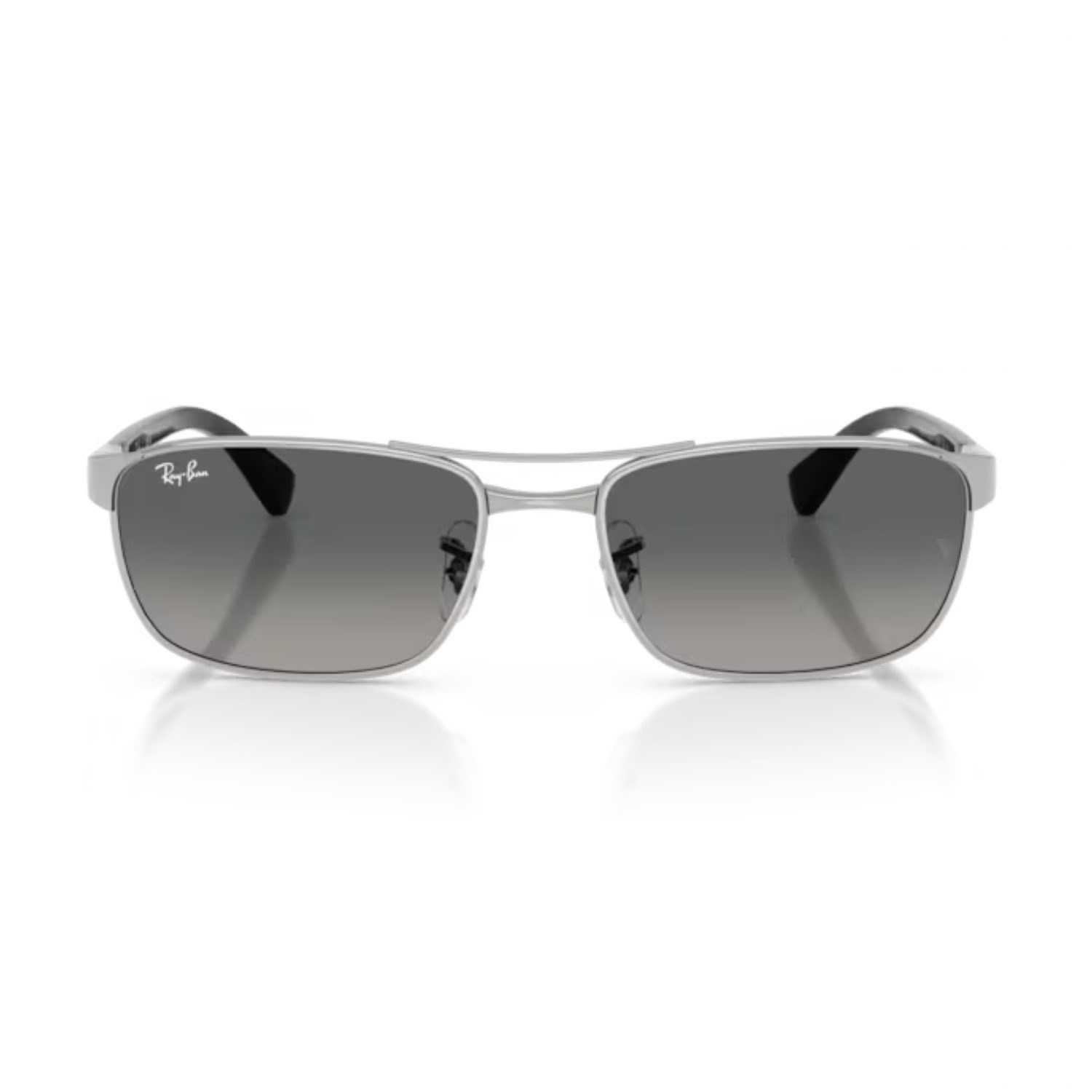 Ray-Ban RB 3778 00371 57 Unisex Geometrik Gümüş Metal Güneş Gözlüğü