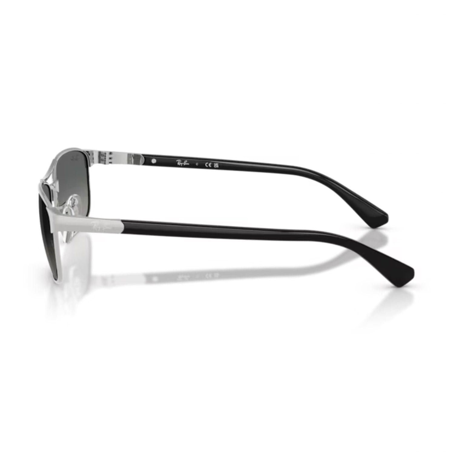 Ray-Ban RB 3778 00371 57 Unisex Geometrik Gümüş Metal Güneş Gözlüğü