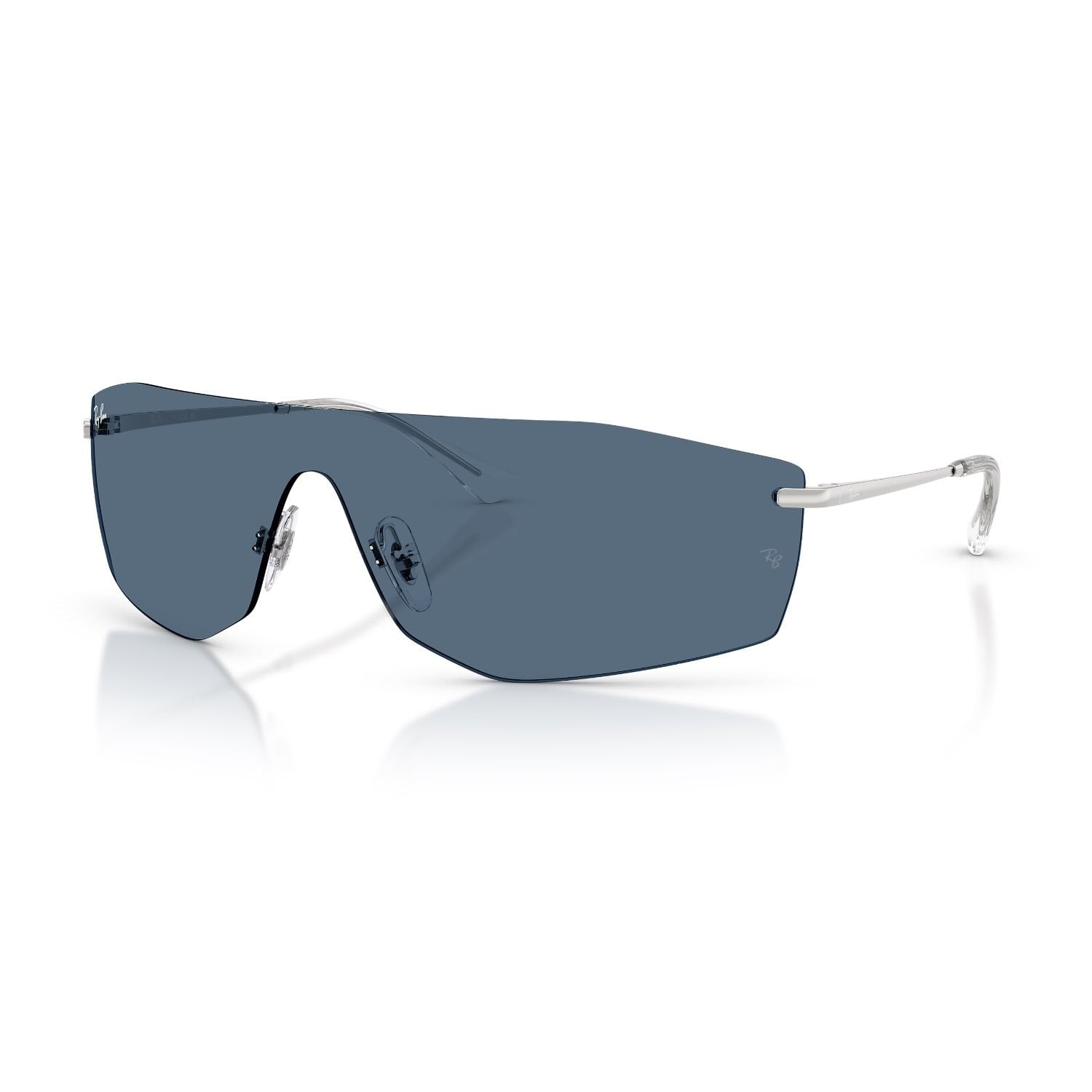 Ray-Ban RB 3781 00380 41 Unisex Yastık Gümüş Blok Cam Metal Güneş Gözlüğü