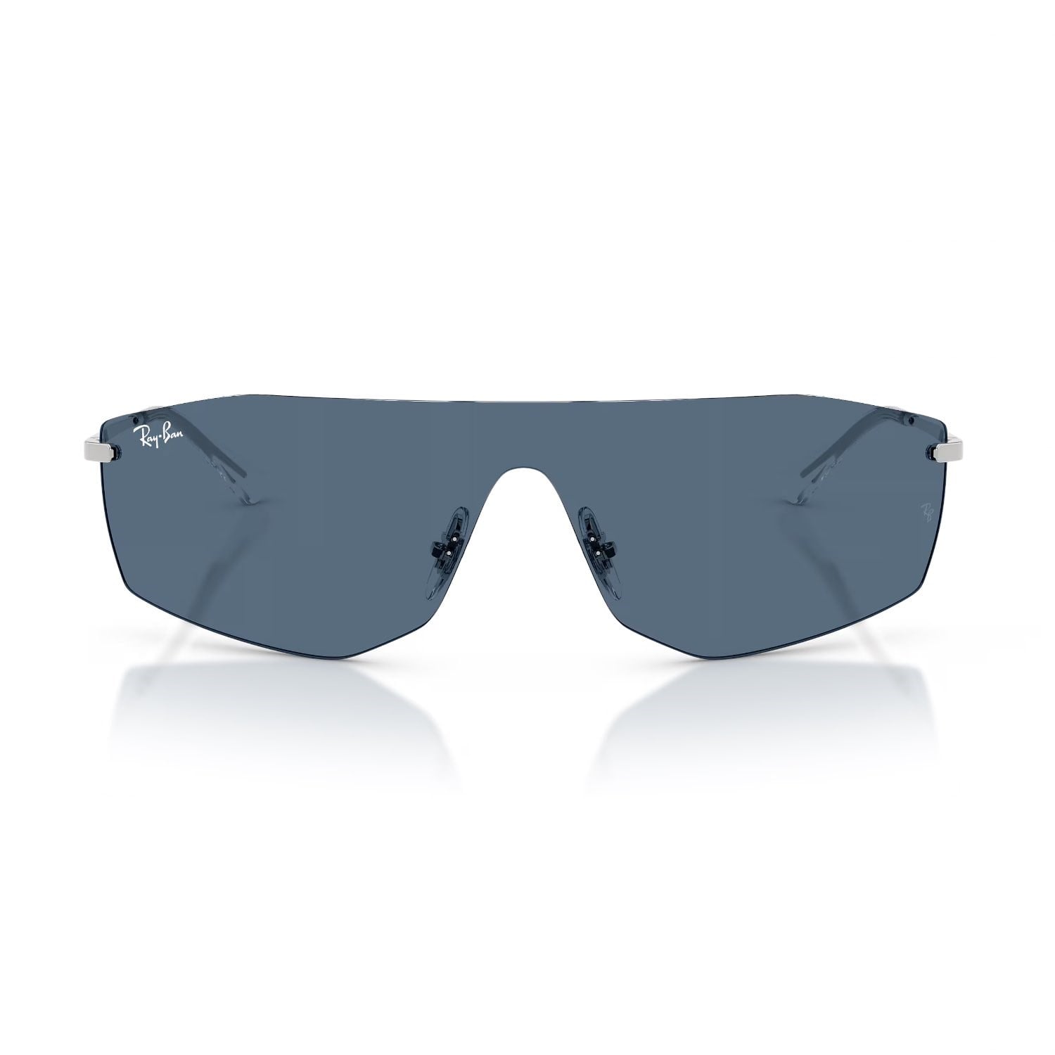 Ray-Ban RB 3781 00380 41 Unisex Yastık Gümüş Blok Cam Metal Güneş Gözlüğü