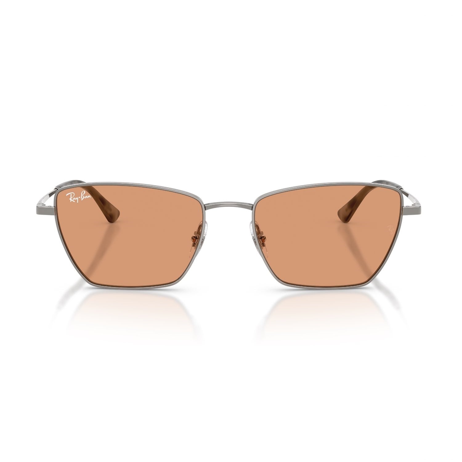 Ray-Ban RB 3783 0047 53 Unisex Geometrik Gri Metal Güneş Gözlüğü