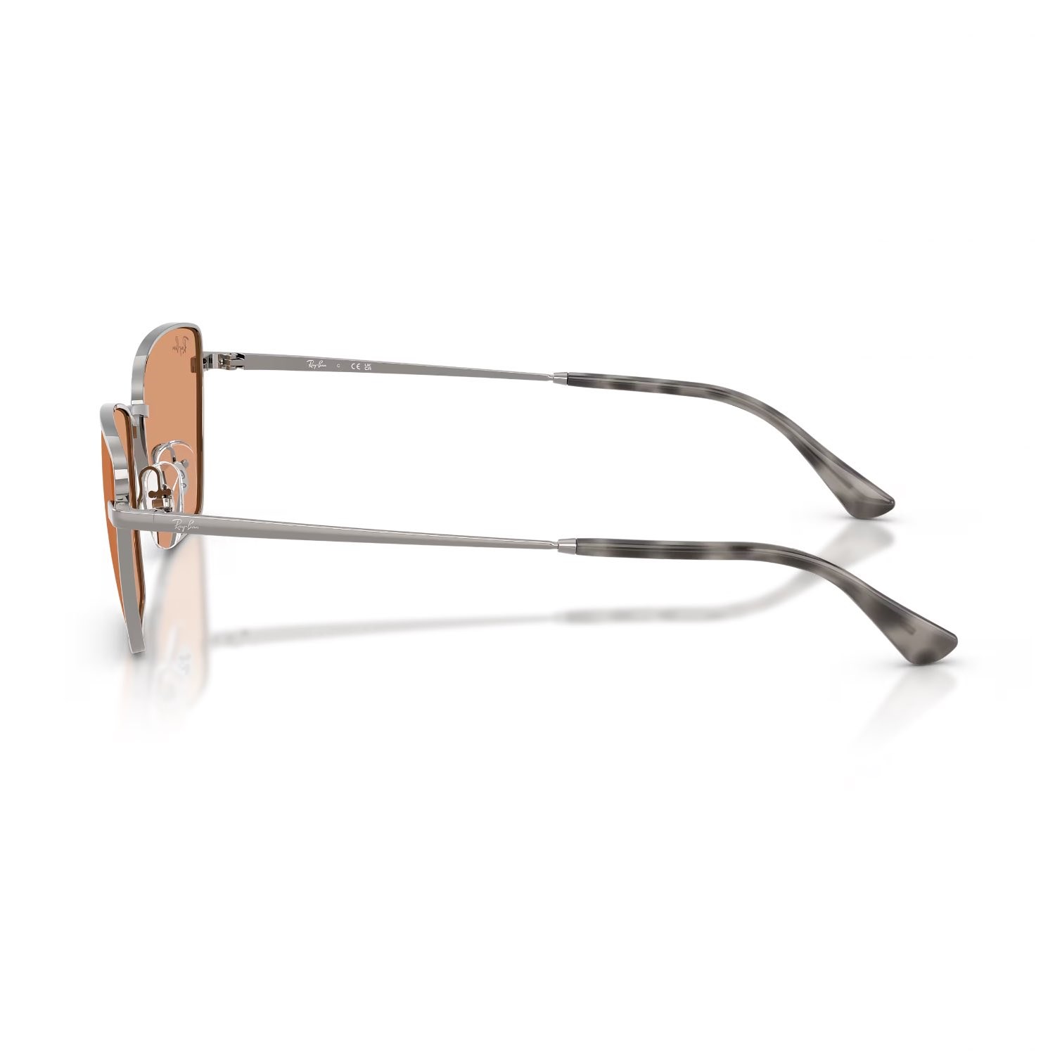 Ray-Ban RB 3783 0047 53 Unisex Geometrik Gri Metal Güneş Gözlüğü