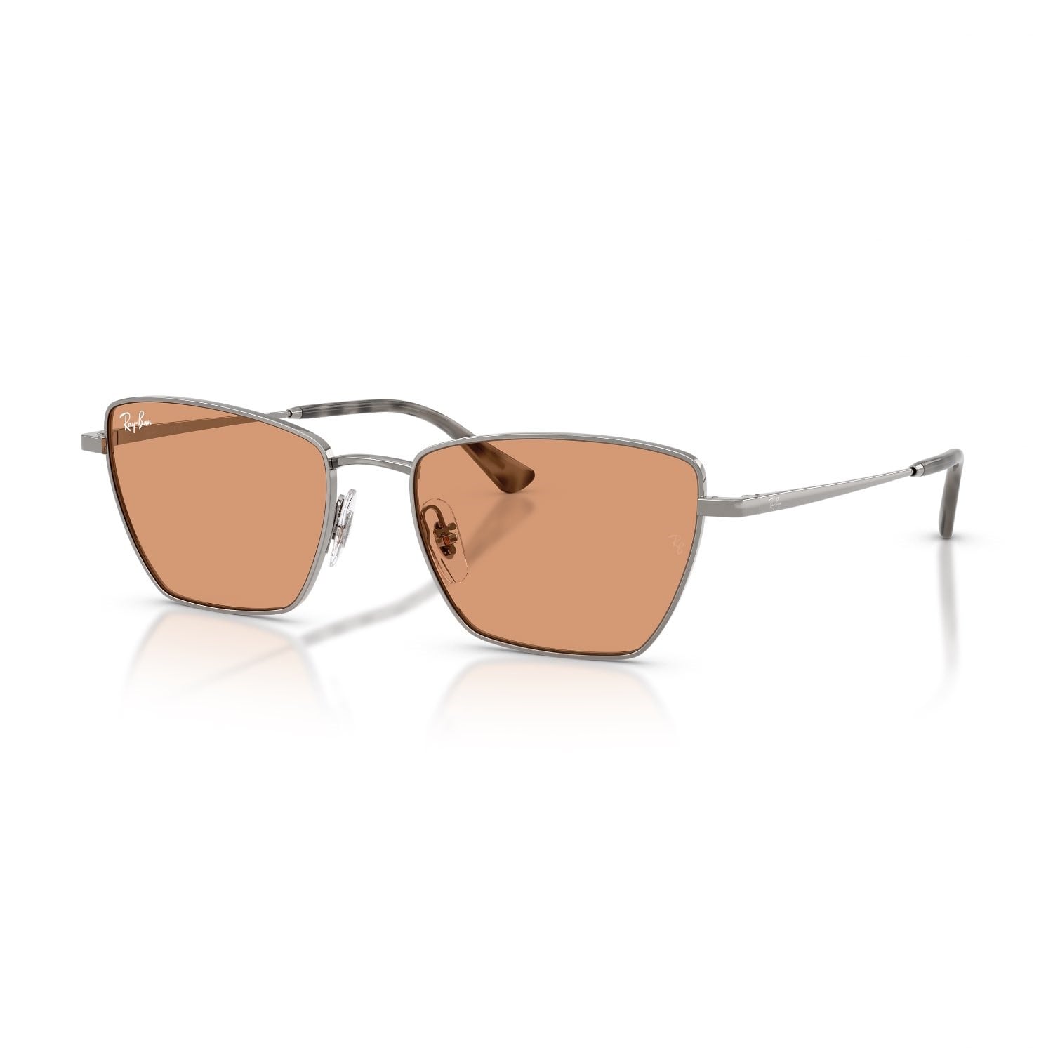 Ray-Ban RB 3783 0047 53 Unisex Geometrik Gri Metal Güneş Gözlüğü