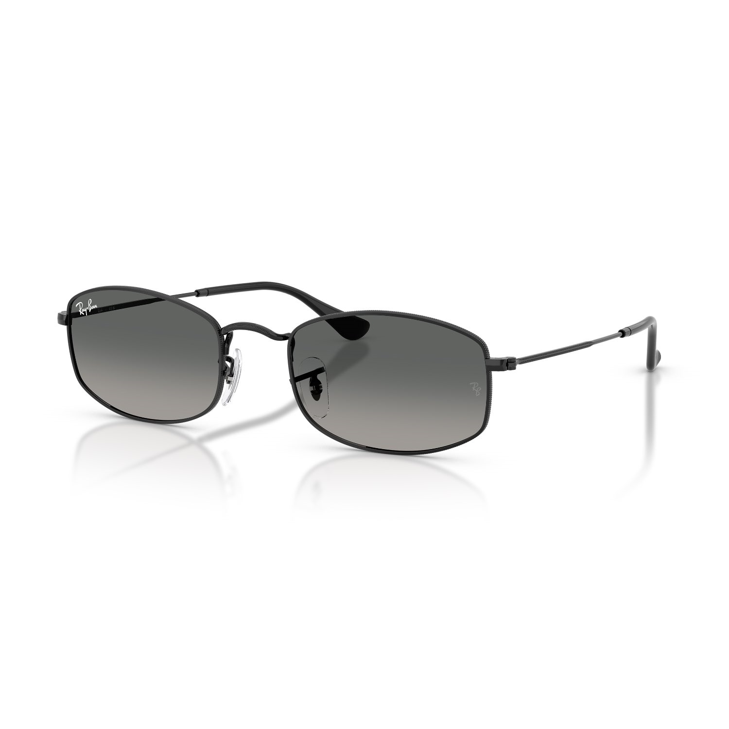 Ray-Ban RB 3832 00271 52 Unisex Geometrik Degrade Siyah Metal Güneş Gözlüğü