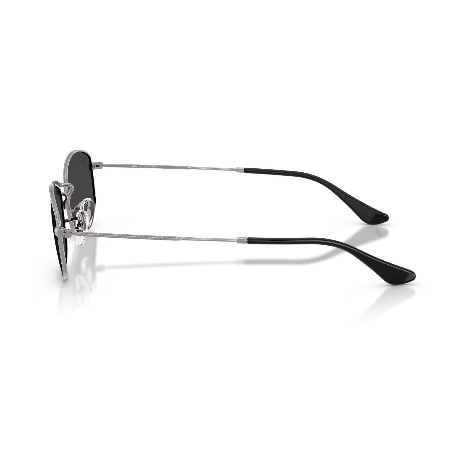 Ray-Ban RB 3832 00448 55 Unisex Polarize Geometrik Gri Metal Güneş Gözlüğü