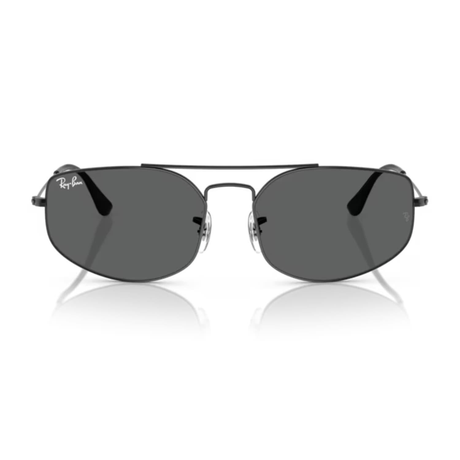 Ray-Ban RB 3845 002B1 57 Unisex Geometrik Gri Metal Güneş Gözlüğü