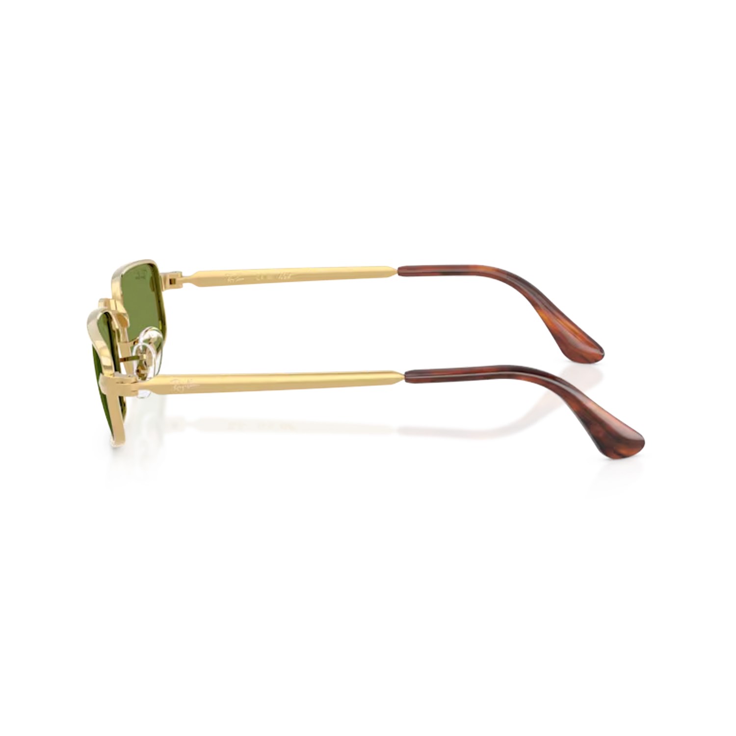 Ray-Ban RB 3927 0014E 54 A$AP ROCKY Unisex Dikdörtgen Gold Metal Güneş Gözlüğü