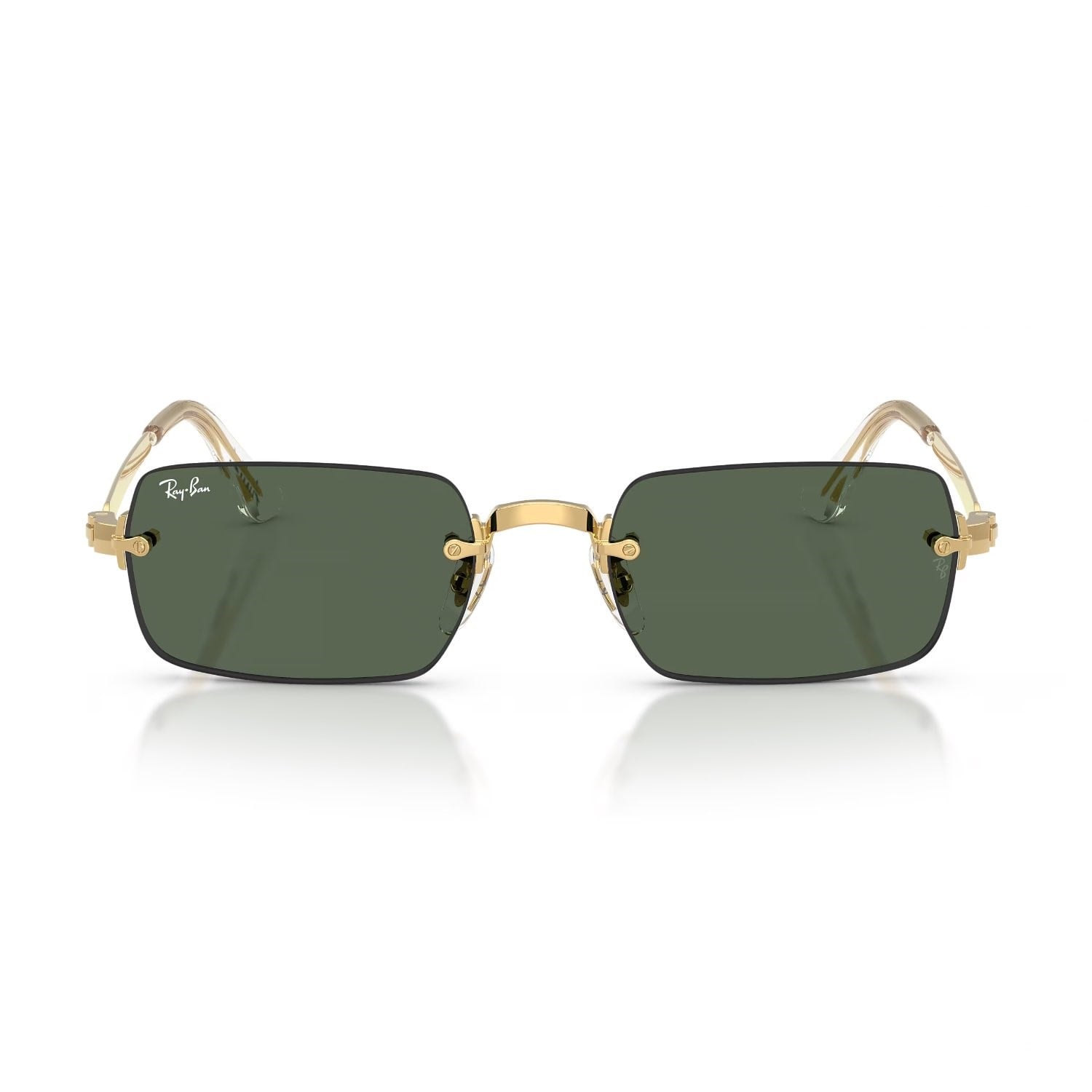 Ray-Ban RB 3928 00171 54 A$AP ROCKY Unisex Dikdörtgen Gold Metal Güneş Gözlüğü