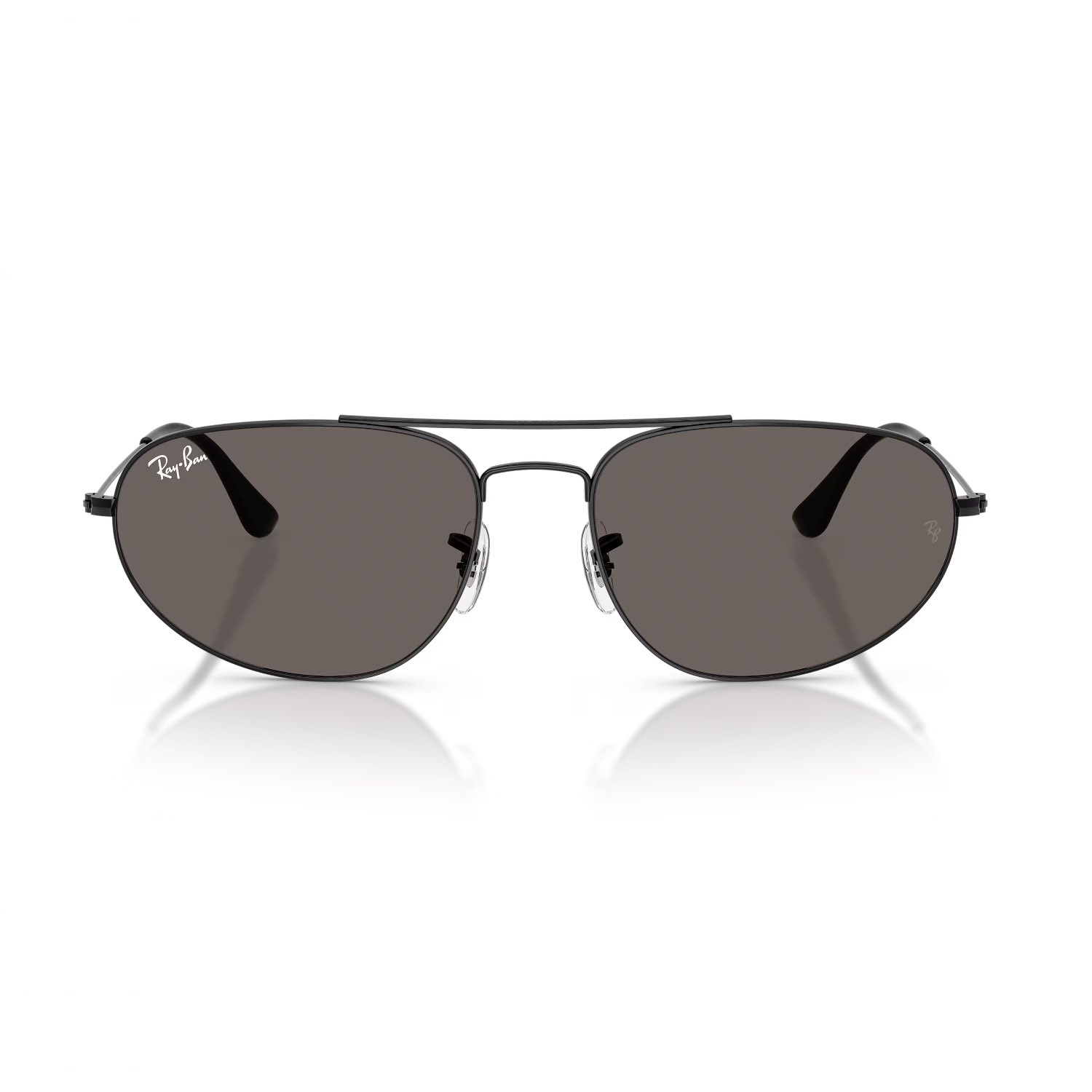 Ray-Ban RB 3945 002B1 60 Unisex Geometrik Siyah Metal Güneş Gözlüğü