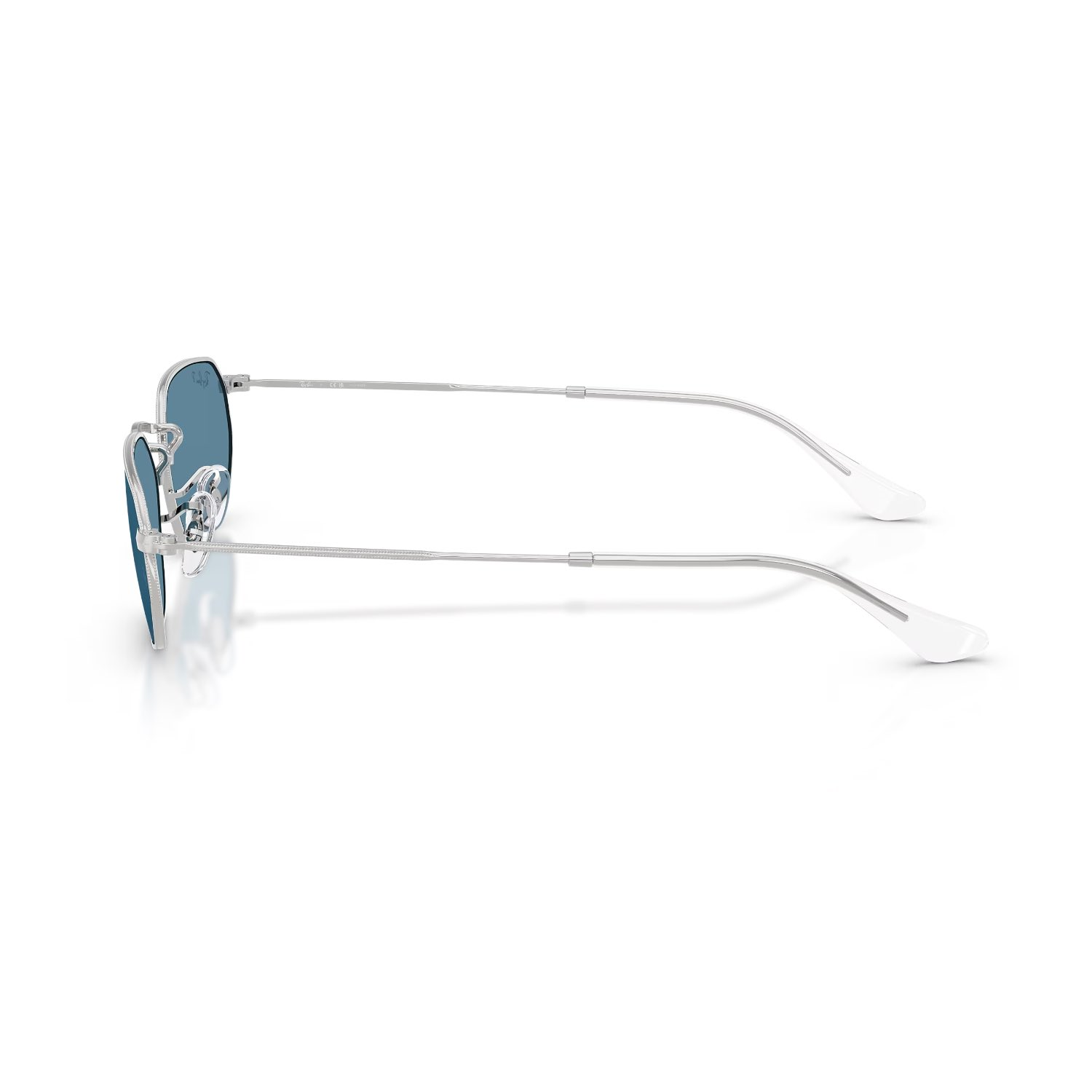 Ray-Ban RB 3947 003S2 54 Unisex Polarize Geometrik Gümüş Metal Güneş Gözlüğü