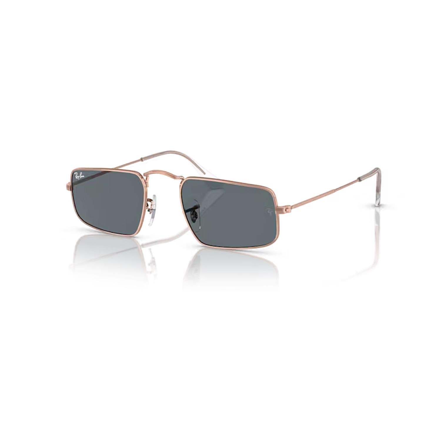 Ray-Ban RB 3957 9202R5 52 Julie Unisex Roze Gold Metal Güneş Gözlüğü