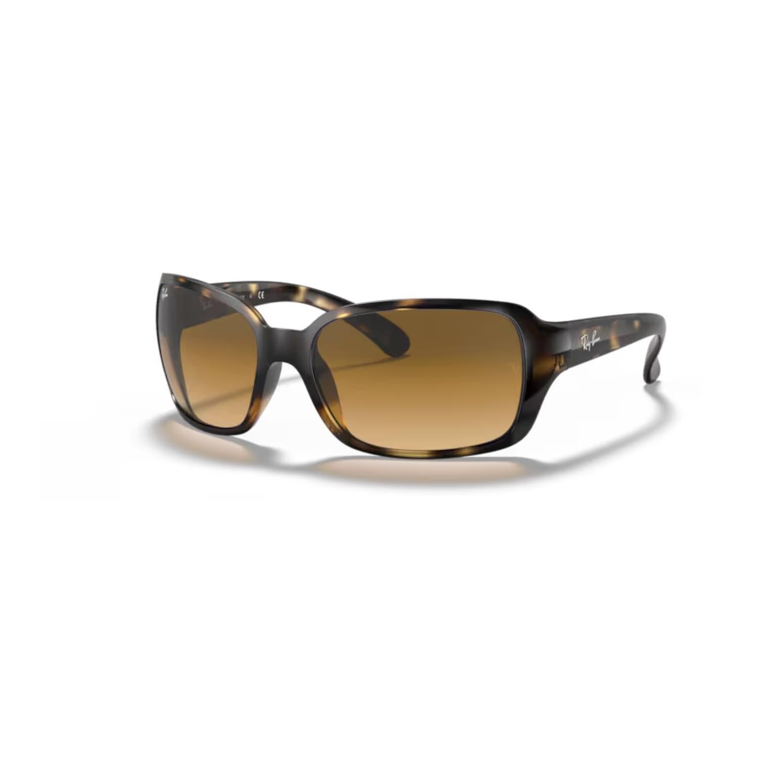 Ray-Ban RB 4068 71051 60 Kadın Kare Kırçıllı Kahverengi Kemik Güneş Gözlüğü